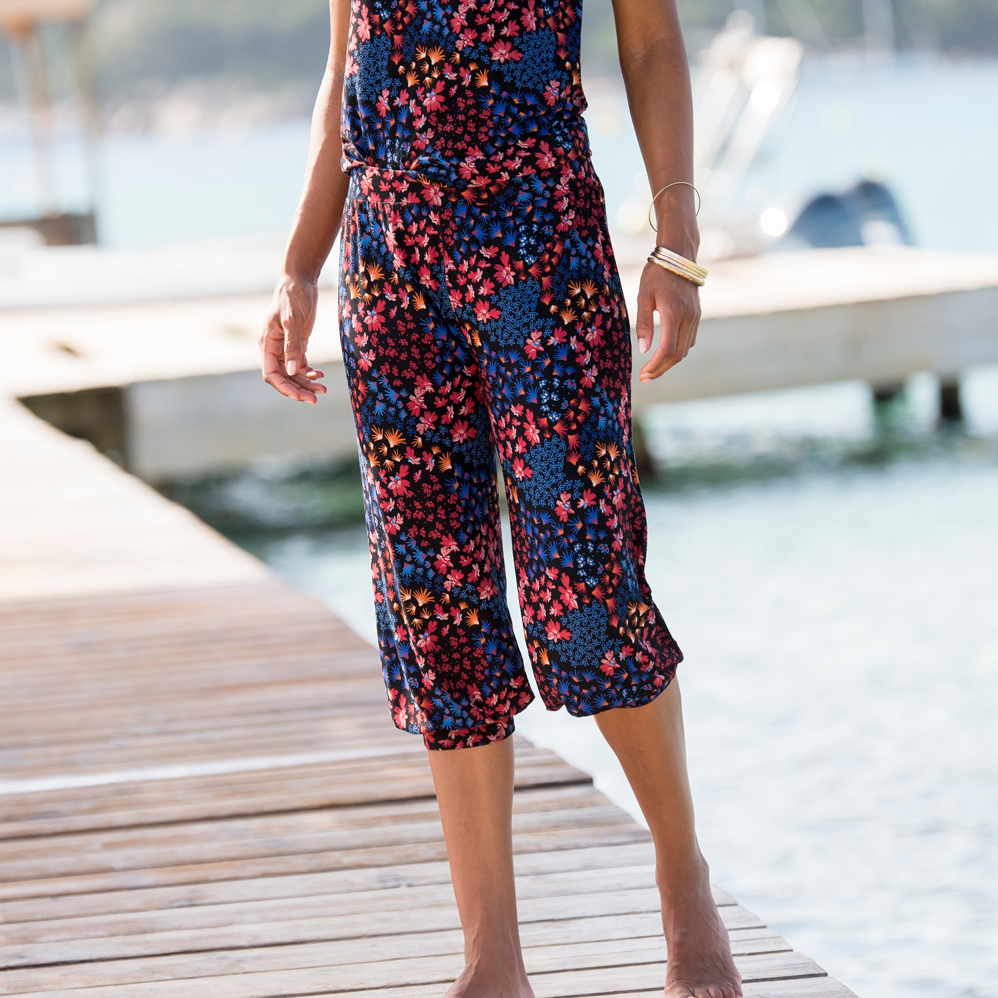 Pantacourt Forme Boule Imprimé - Blancheporte