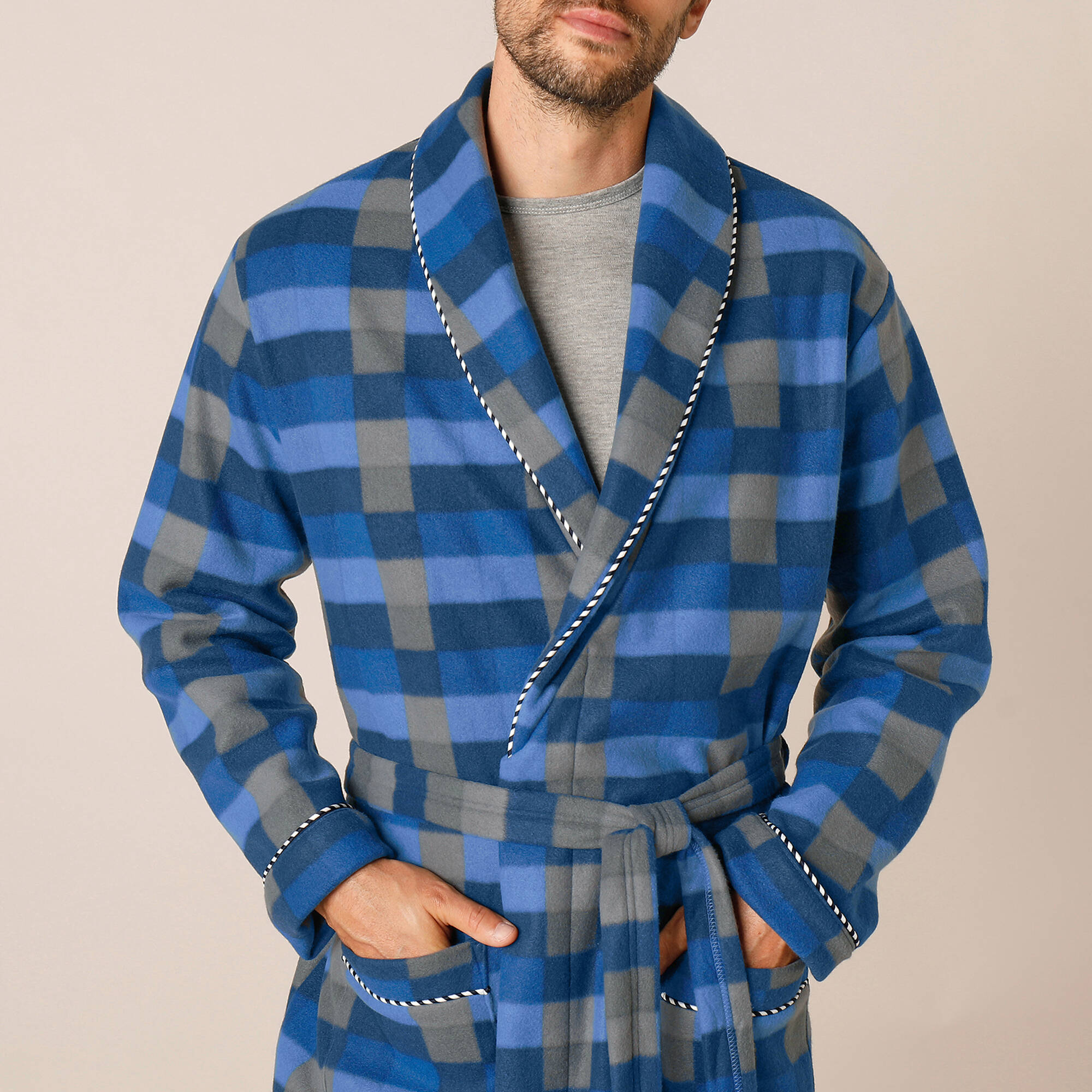 Robe de chambre maille polaire - Blancheporte 43$
