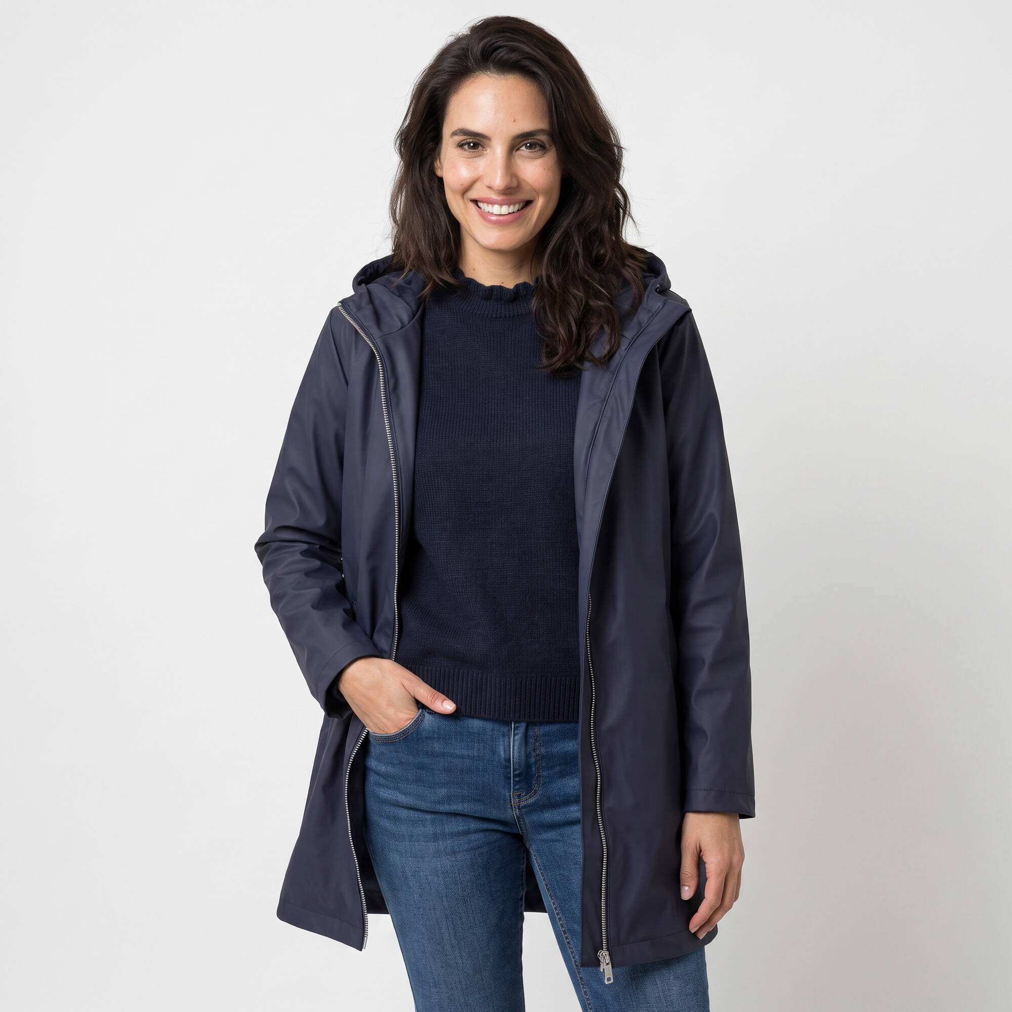 Parka impermable fourre mi-longue - Blancheporte 90$