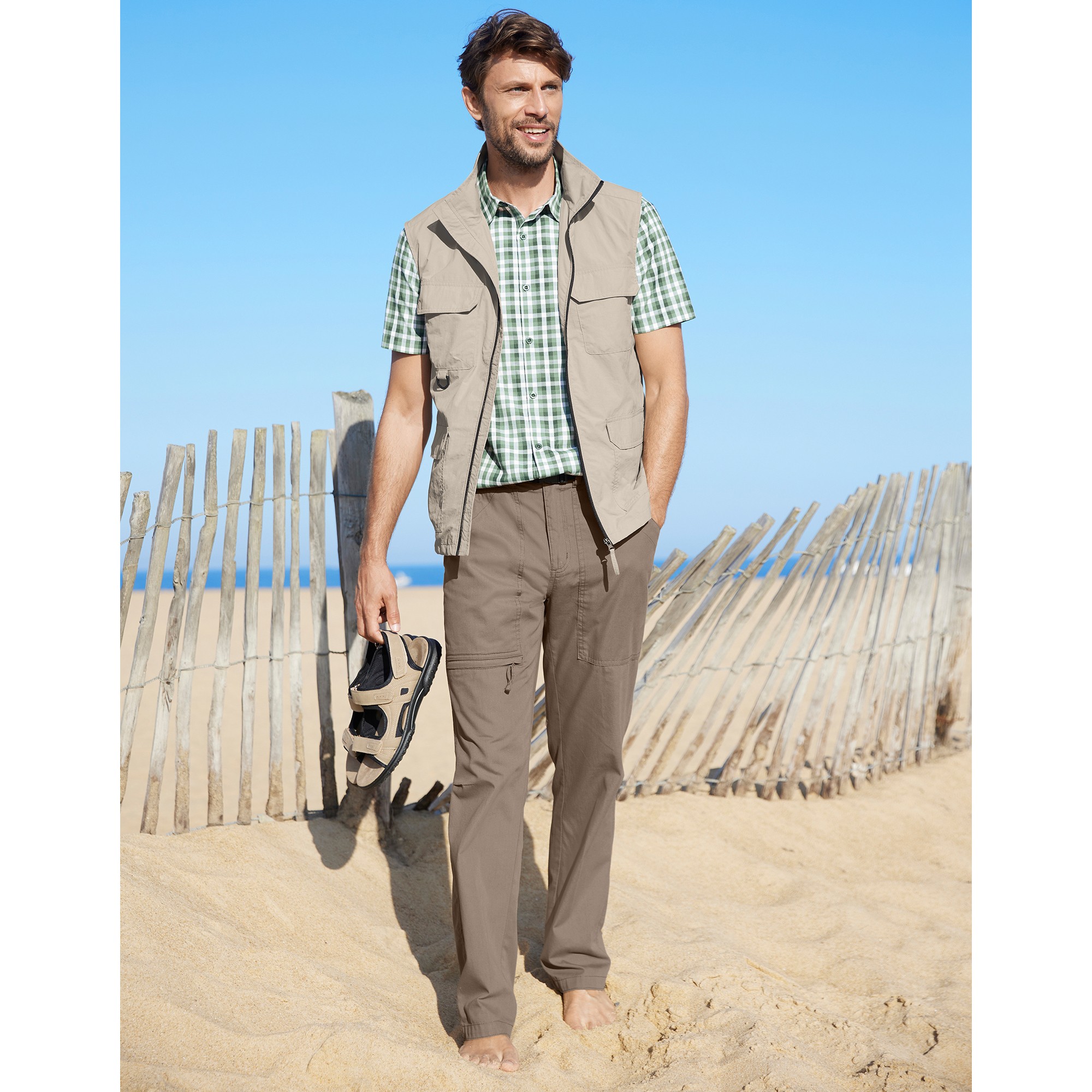 Pantalon + Ceinture Assortie - Blancheporte