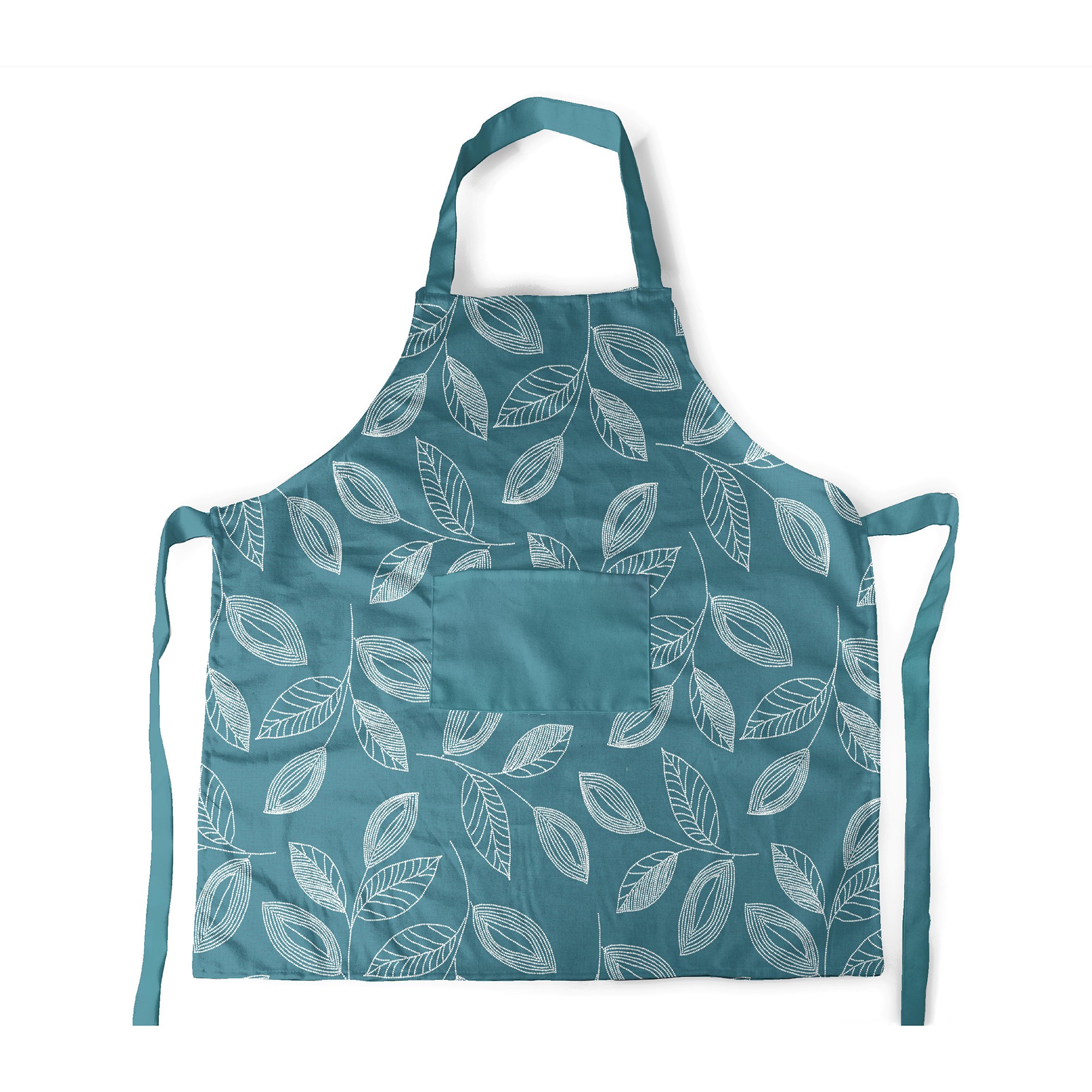 Tablier Forme Bavette Anti Tache Polycoton Imprimé - Blancheporte