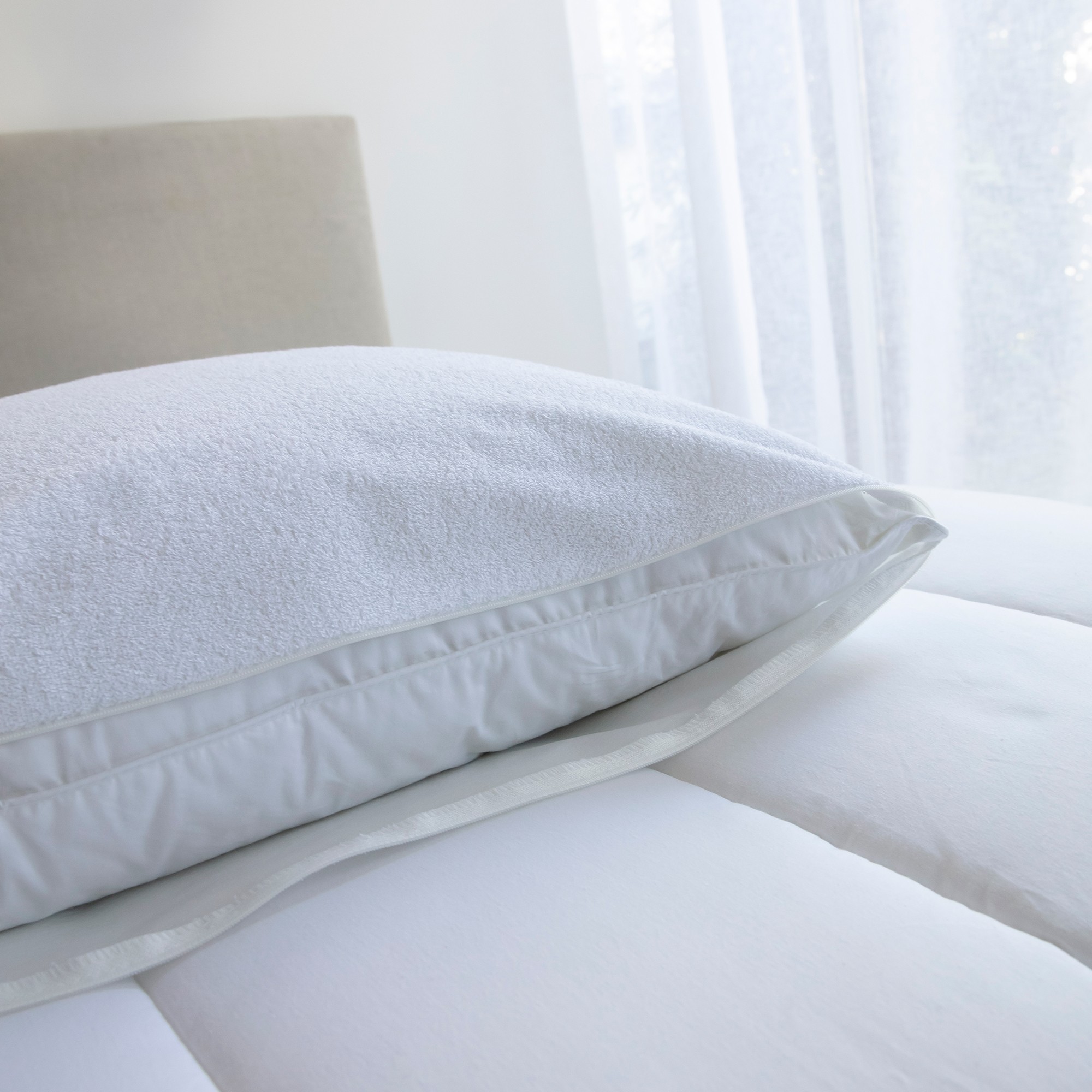 Sous-taie Éponge Imperméable Anti-acariens Bi-ome® - Blancheporte