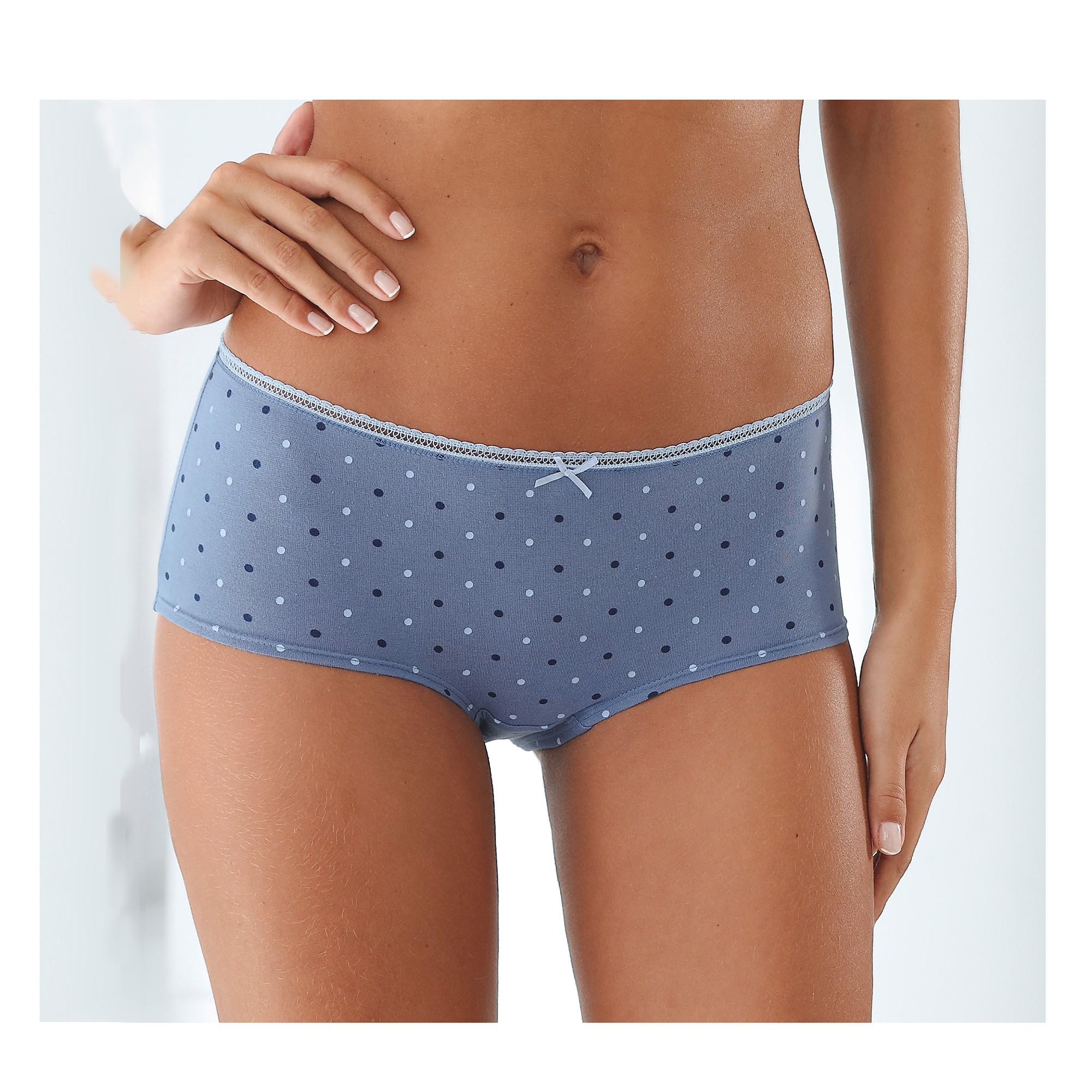 Shorty « Motifs Fleurettes » En Coton - Blancheporte