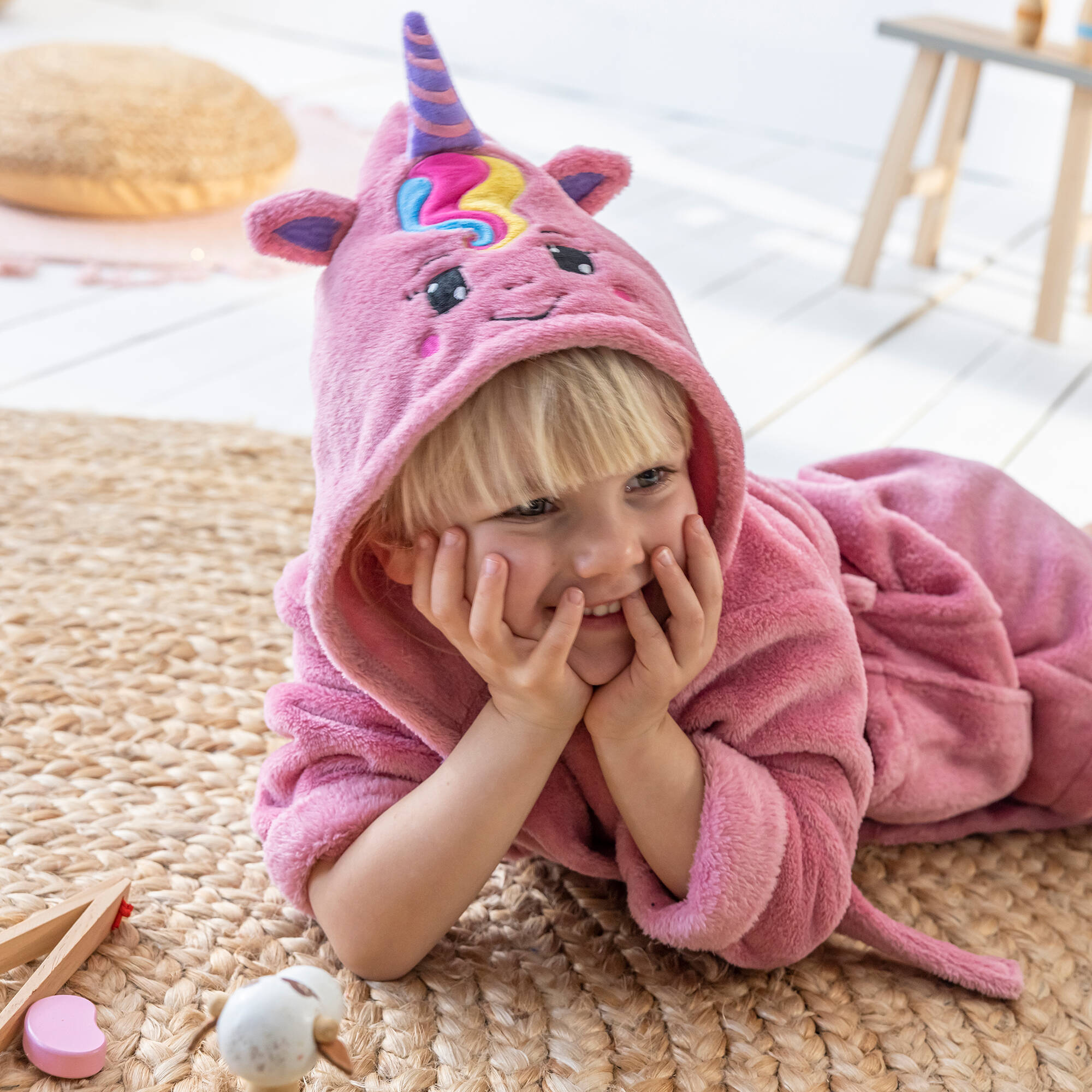 Peignoir licorne enfant store