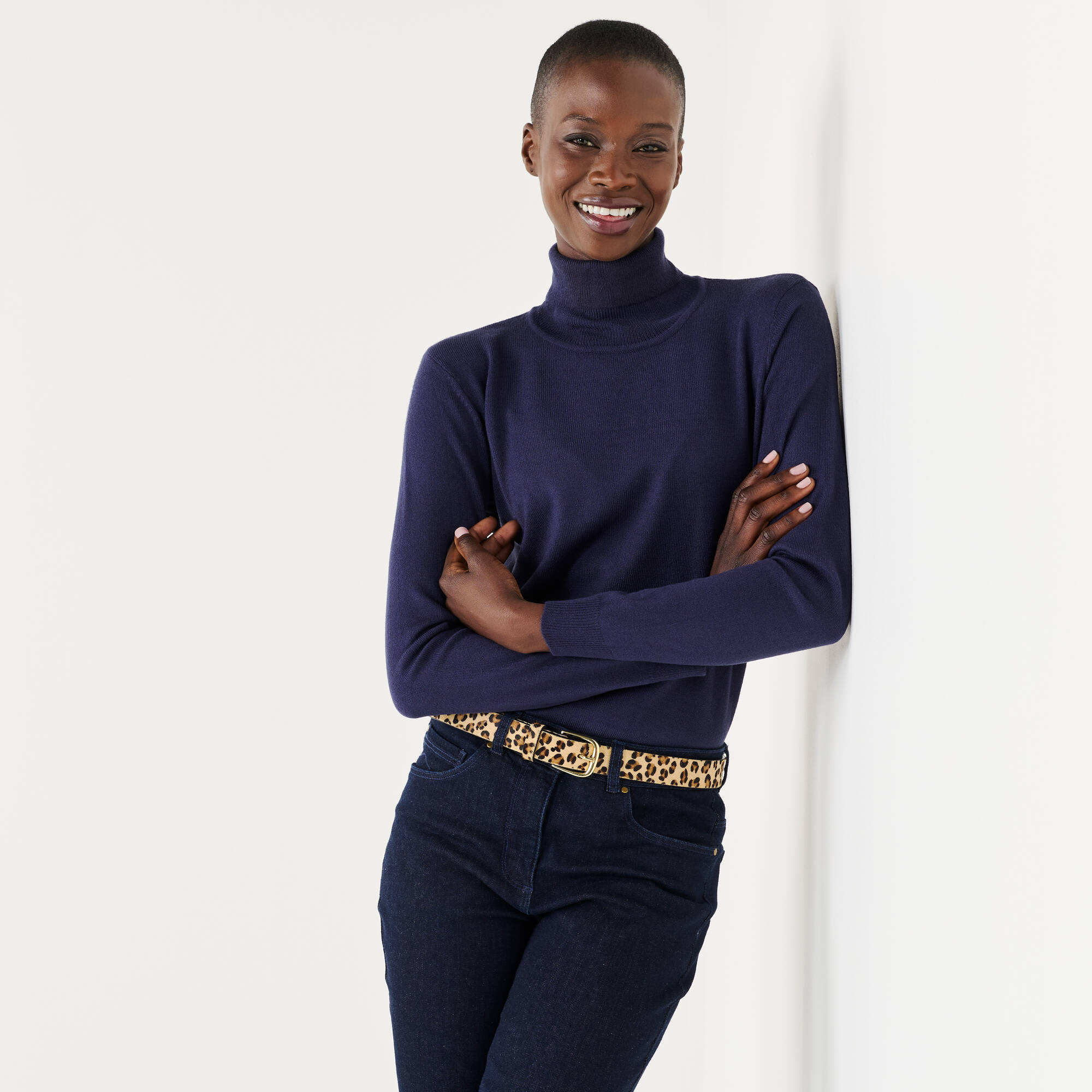 Pull col roul toucher doux - Blancheporte 20$