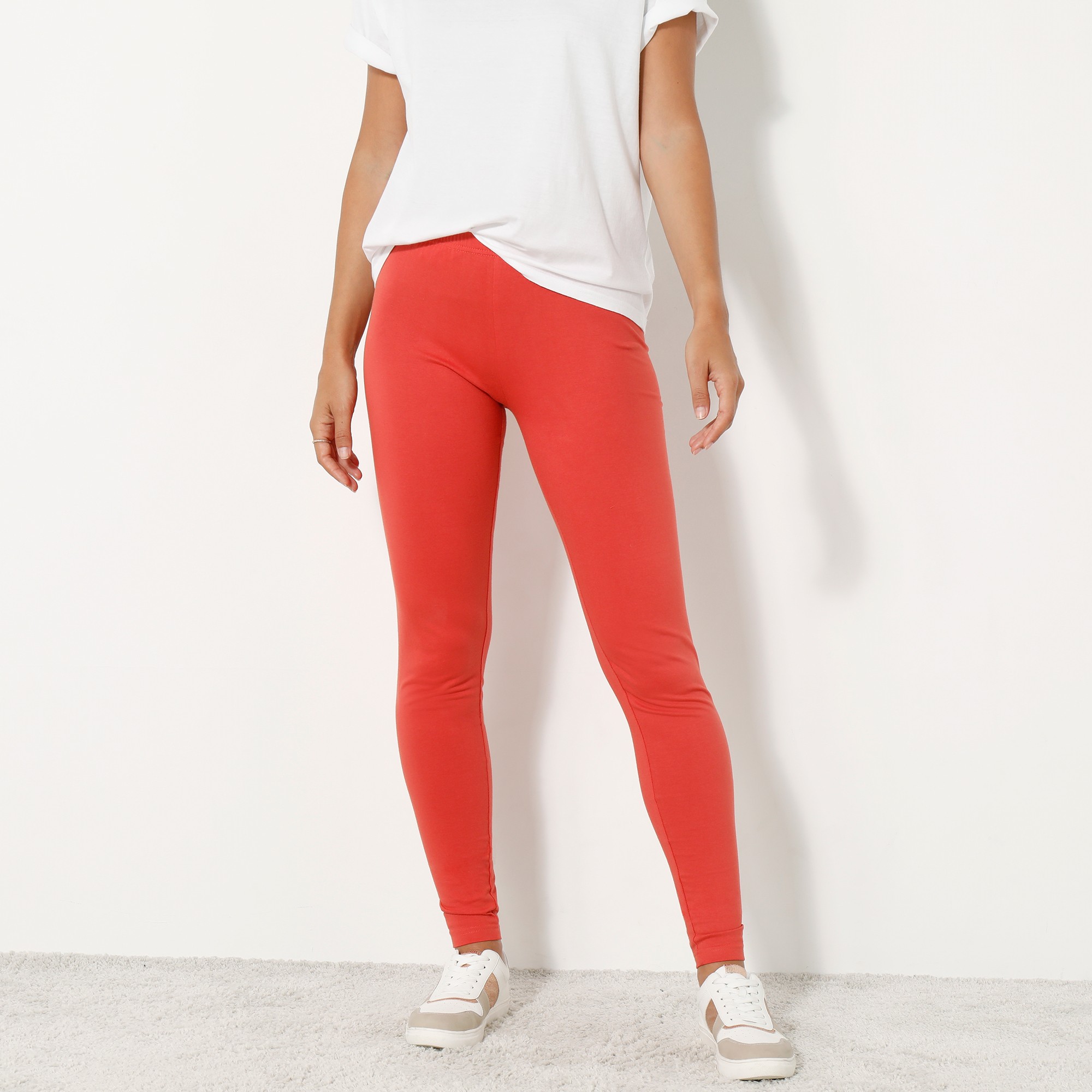 Legging Uni, Coton Biologique - Blancheporte