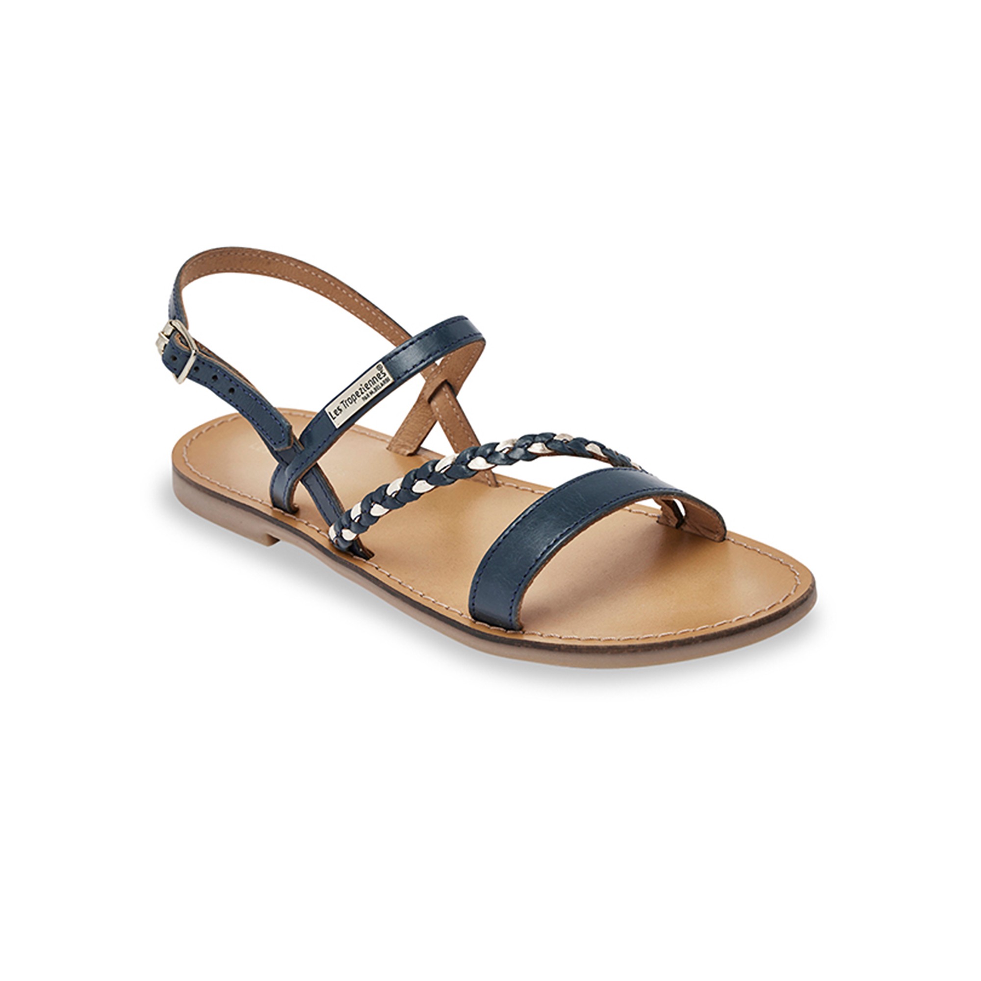 Sandales en cuir Batresse - 40 - Bleu - Les Tropéziennes Par M Belarbi