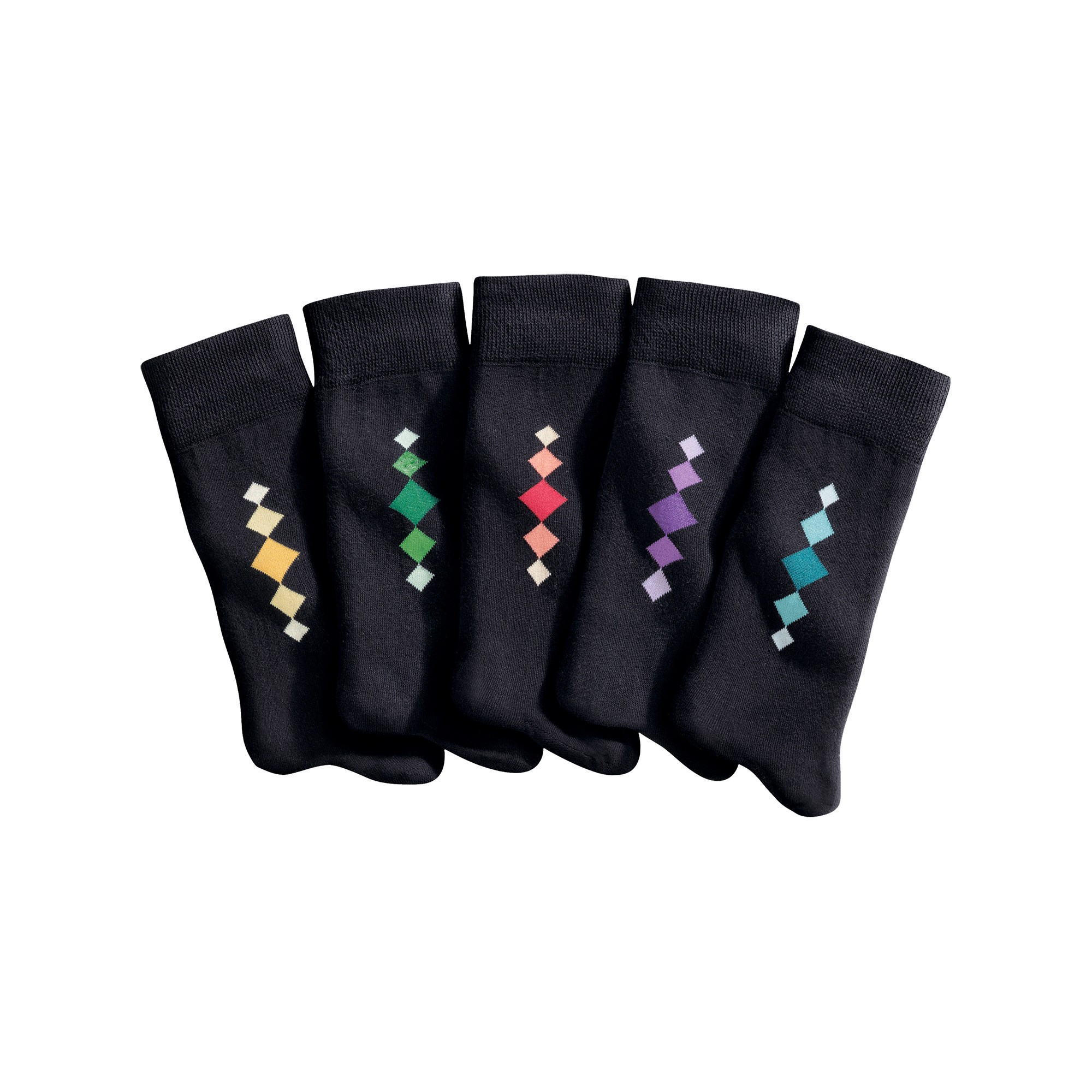 Mi-chaussettes Fantaisie - Lot De 5 Paires - Blancheporte