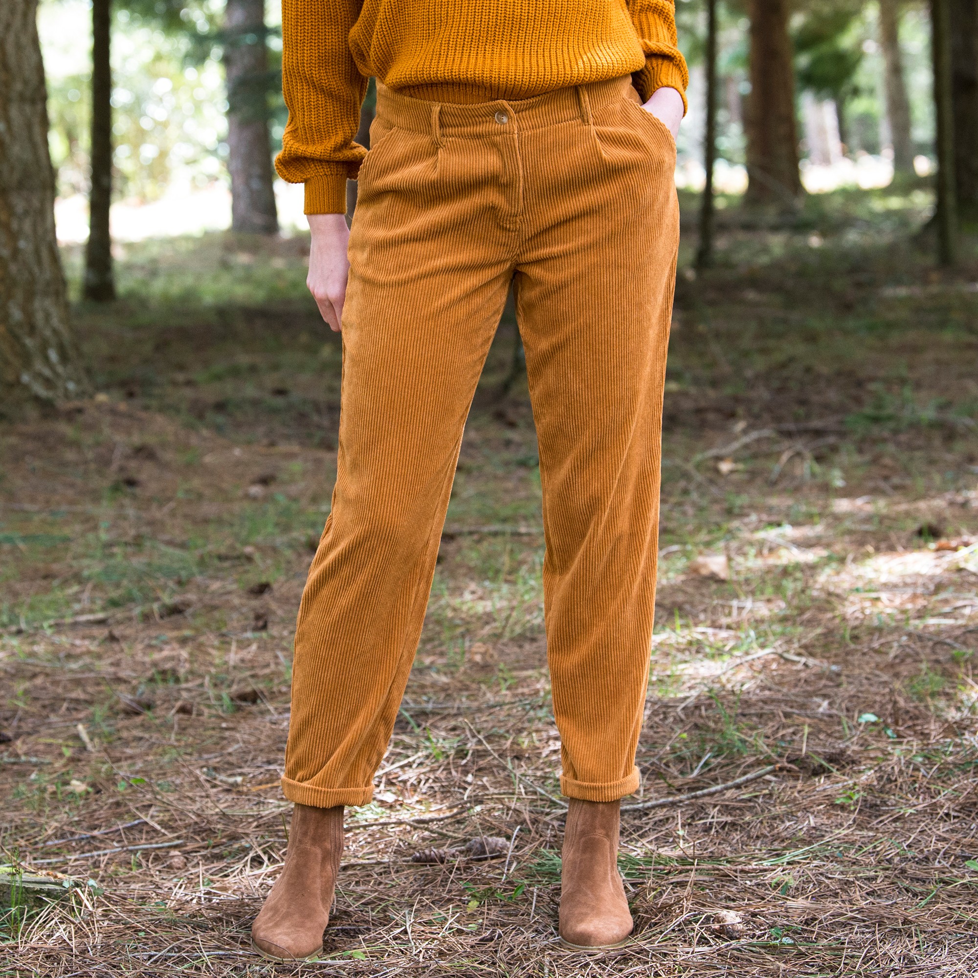 Blancheporte pantalon velours femme clearance