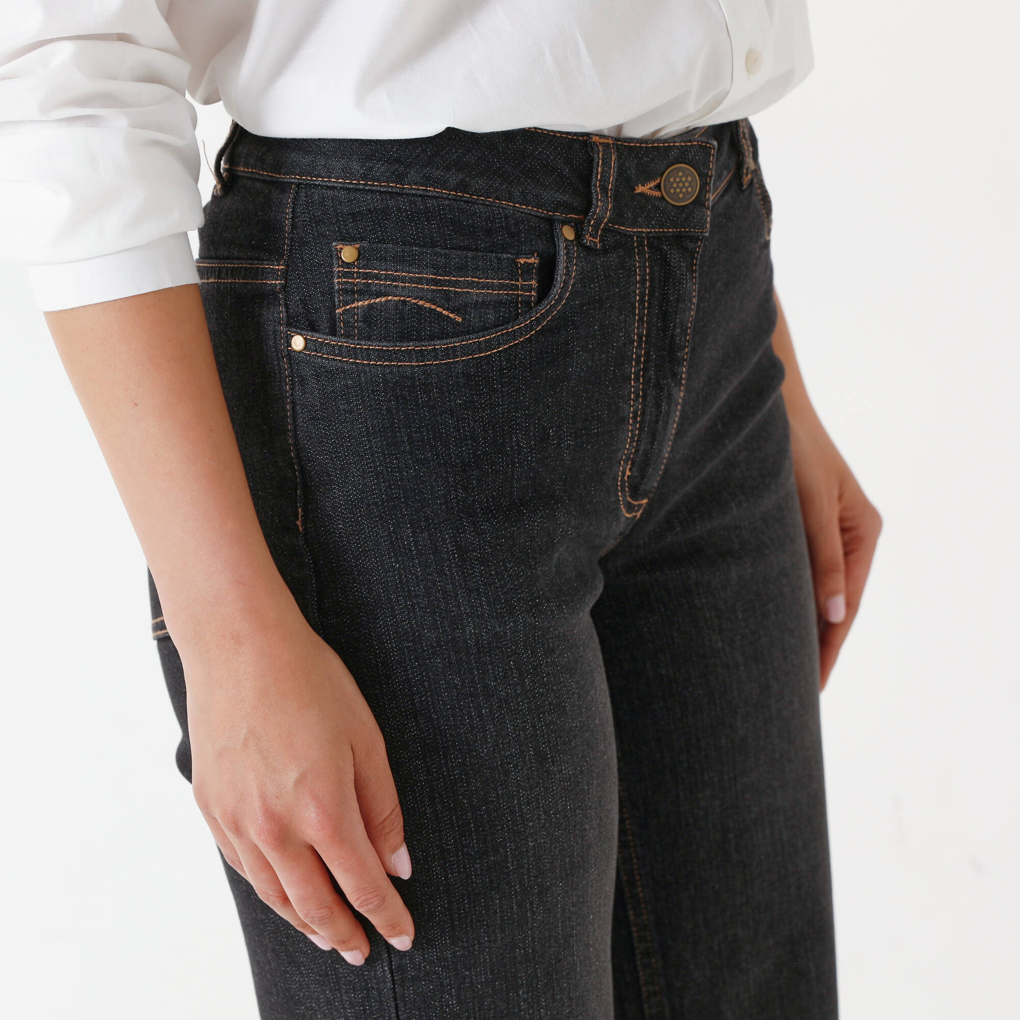 Jean coupe large stretch petite stature - Blancheporte 43$