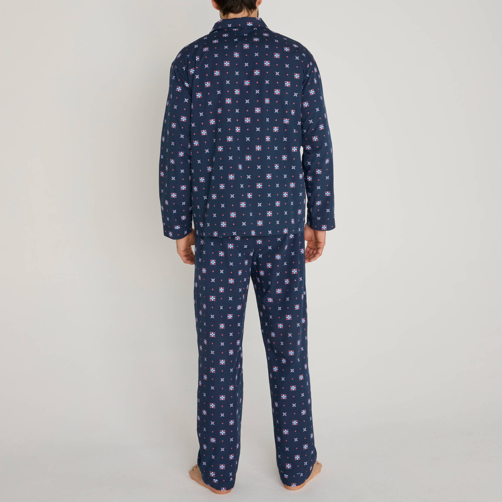 Pyjama imprim popeline polyestercoton - Blancheporte 33 €