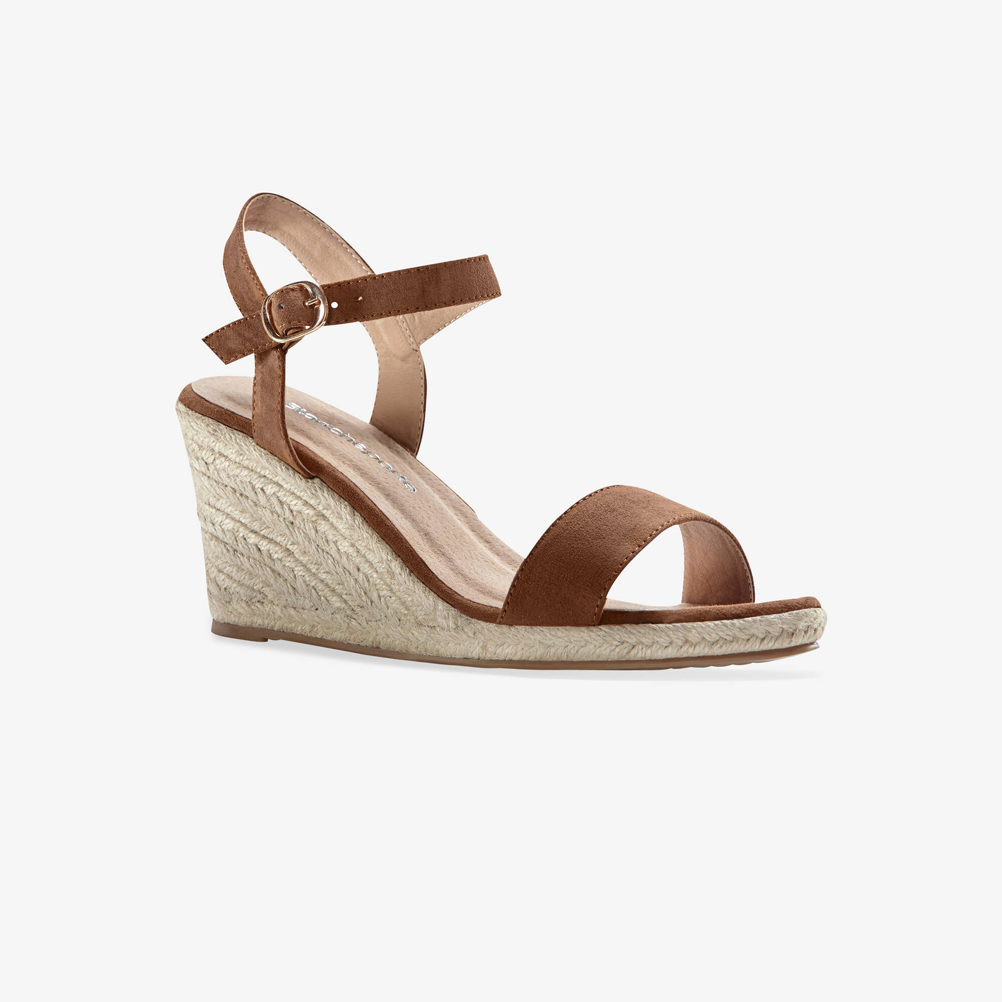 Sandales compensées talon corde - Blancheporte