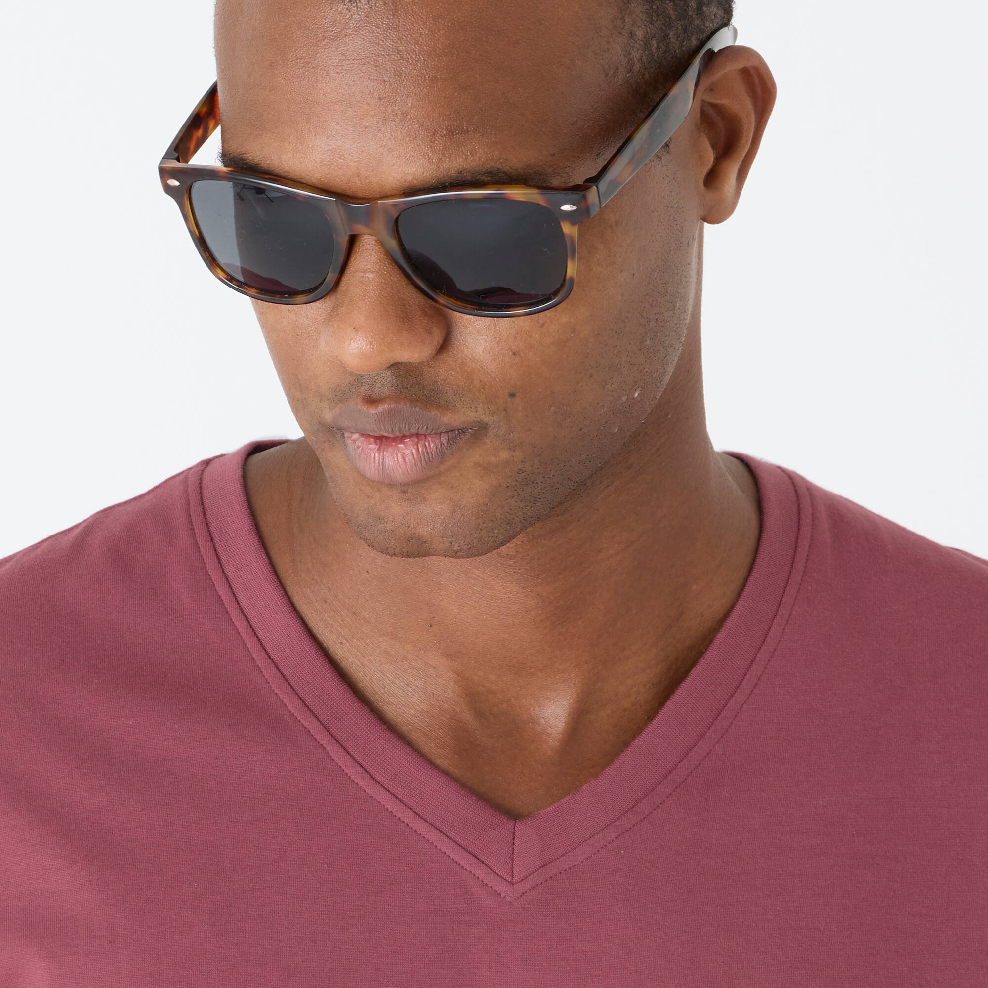 Tee-shirt col V manches courtes - lot de 3 - Blancheporte 30€