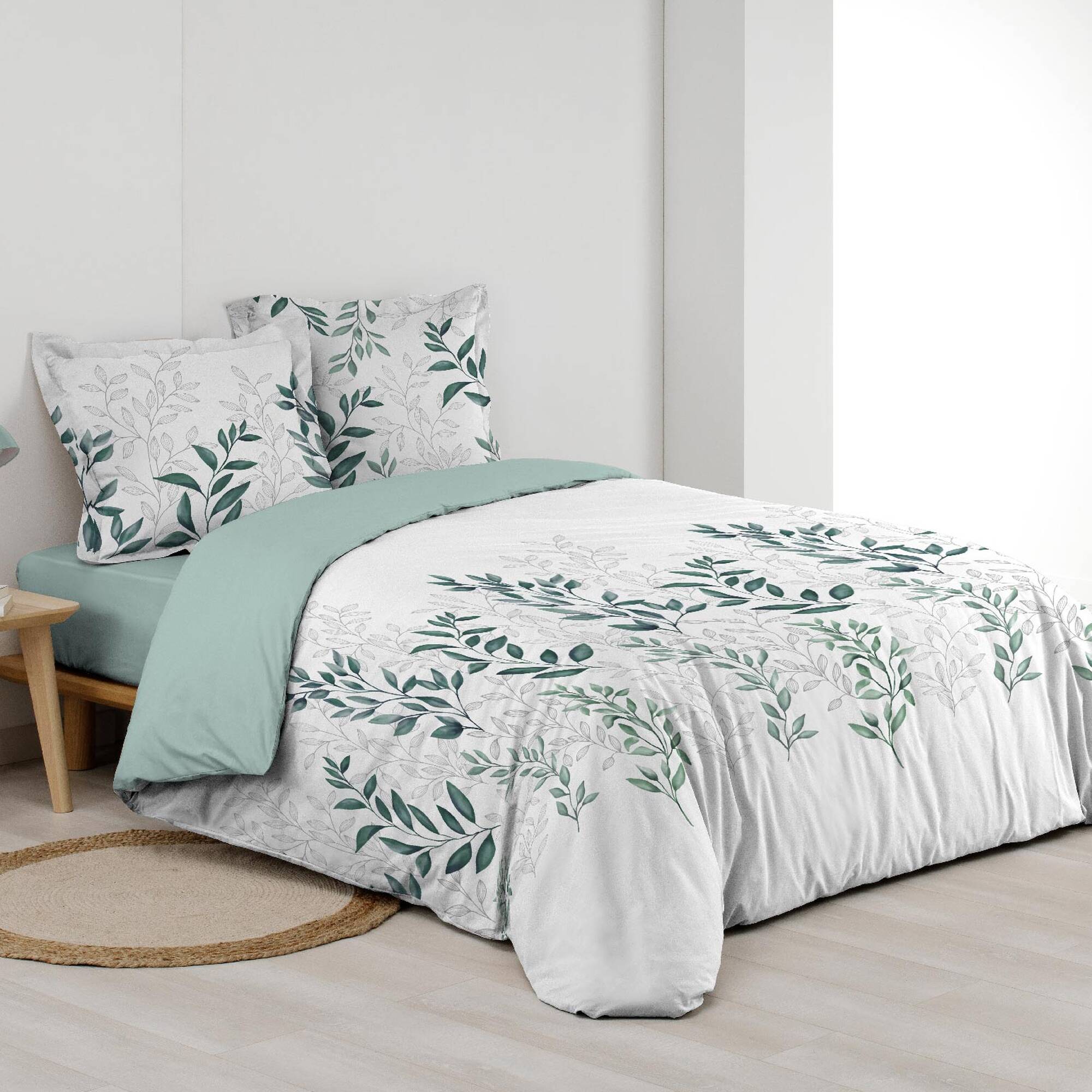 Parure de lit imprimée Wendy - percale de coton - Blancheporte