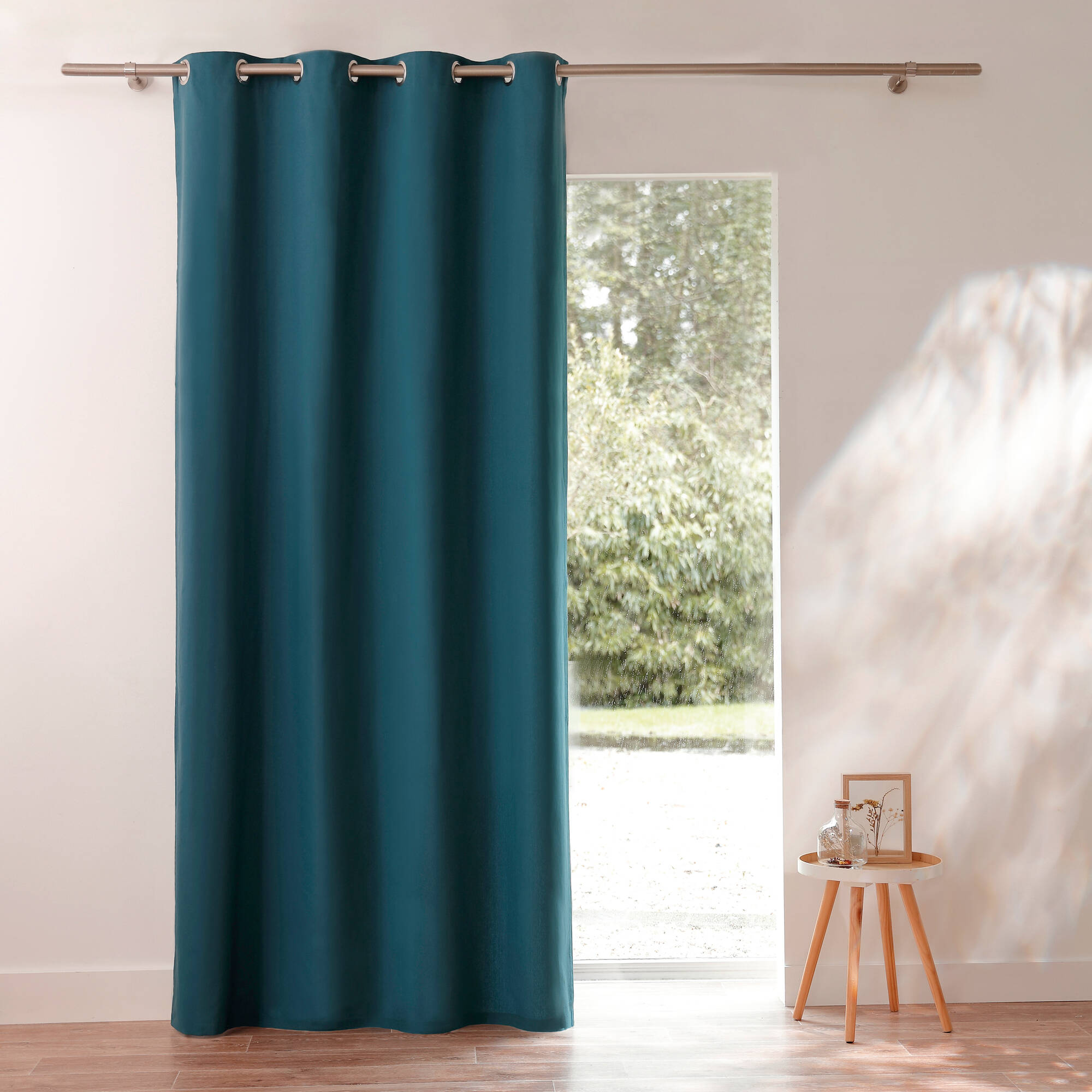 Rideau occultant bachette uni - Blancheporte