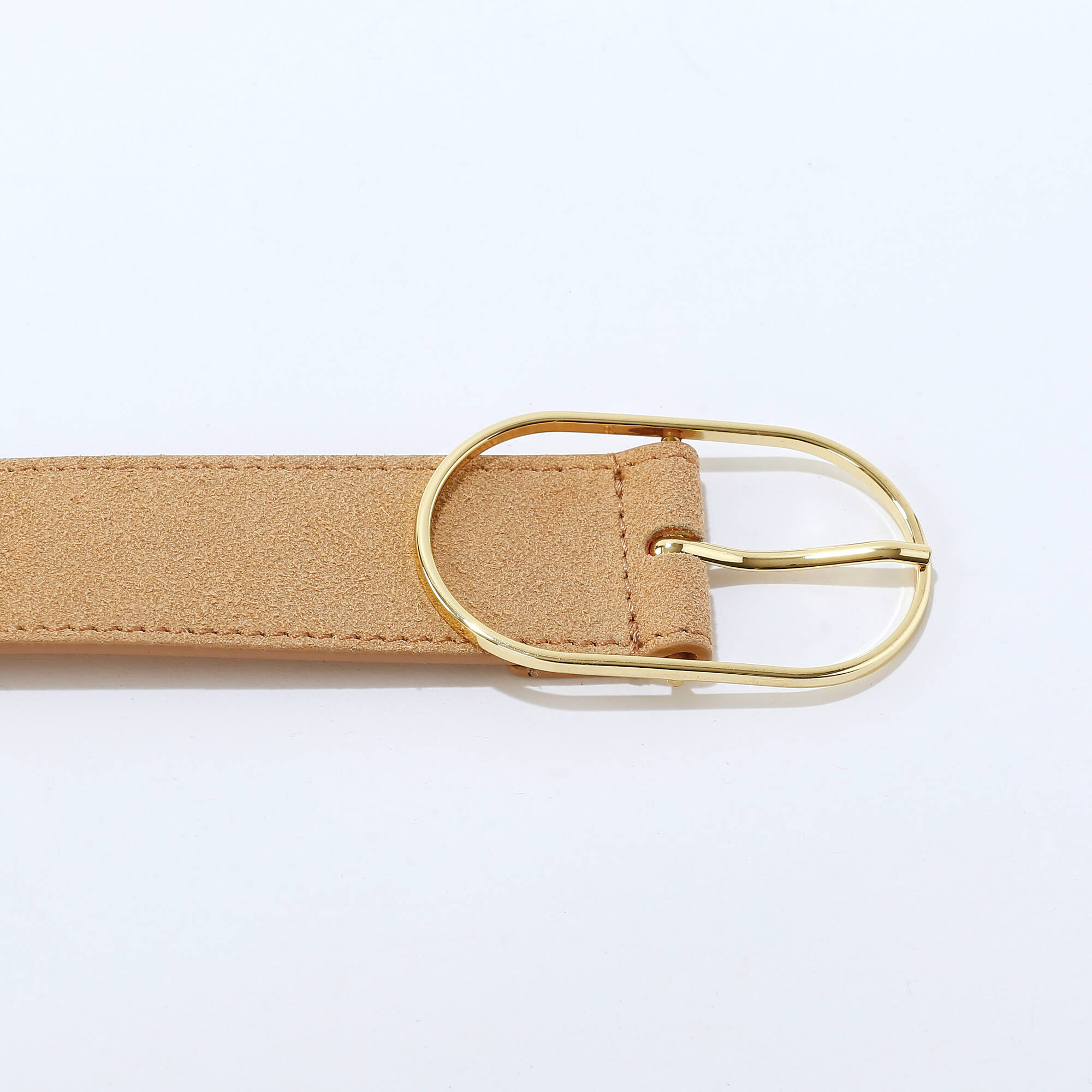 Ceinture boucle coloris dor crote de cuir - Blancheporte 30$