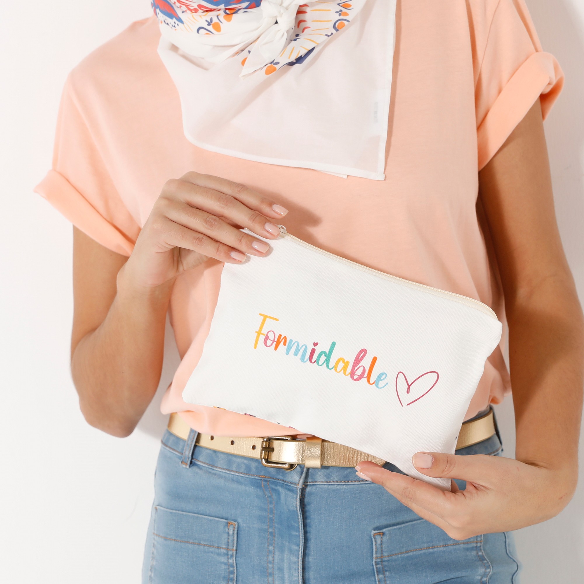 Trousse Plate En Coton Natté - Blancheporte