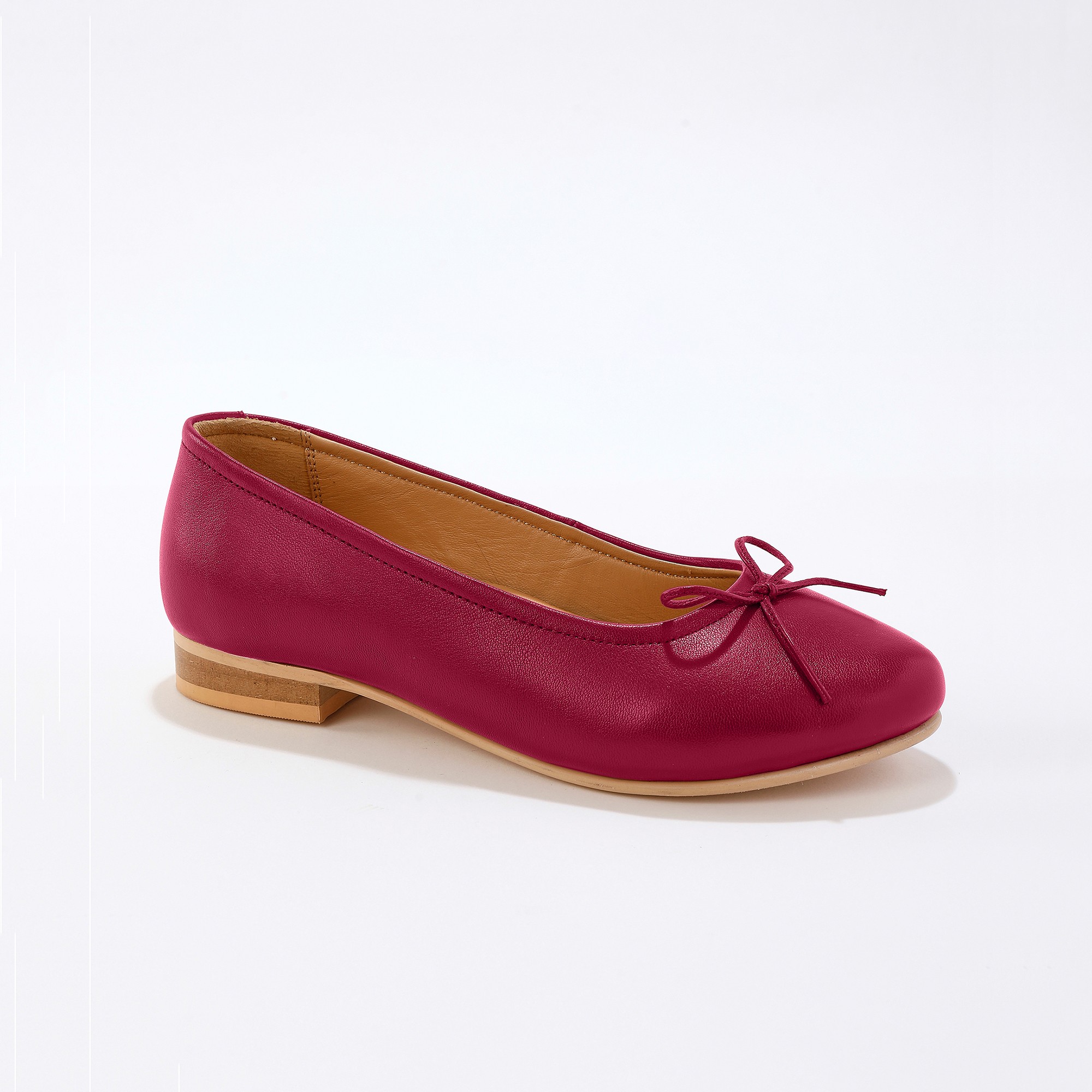 Ballerines Plates Confort En Cuir - Blancheporte