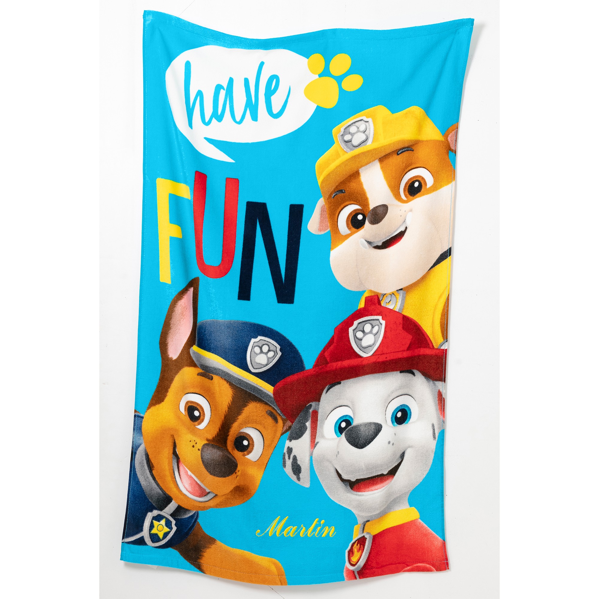 Drap De Bain Enfant Pat’patrouille® Surf Personnalisable - Patpatrouille