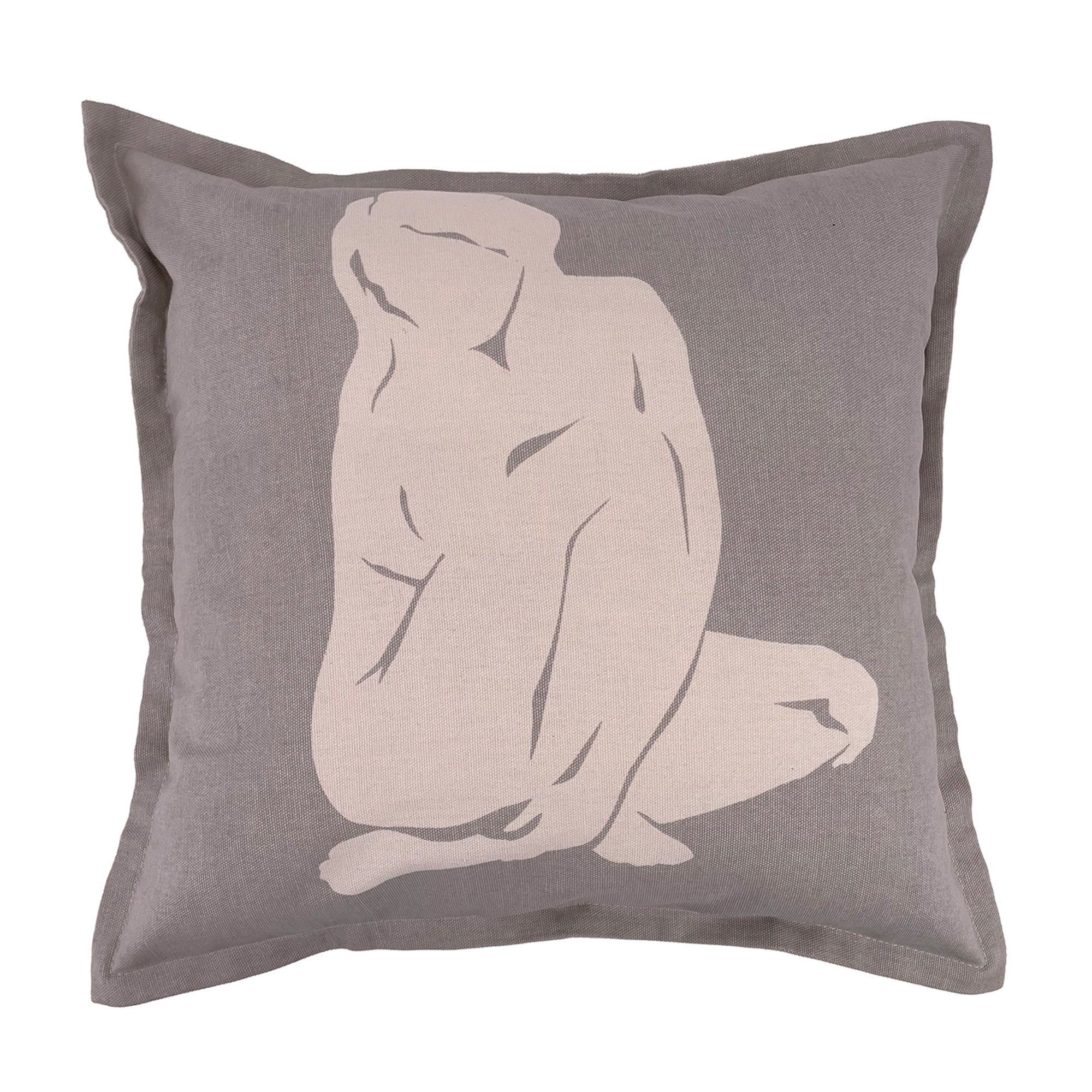 Coussin Imprimé Femme Assise - Blancheporte