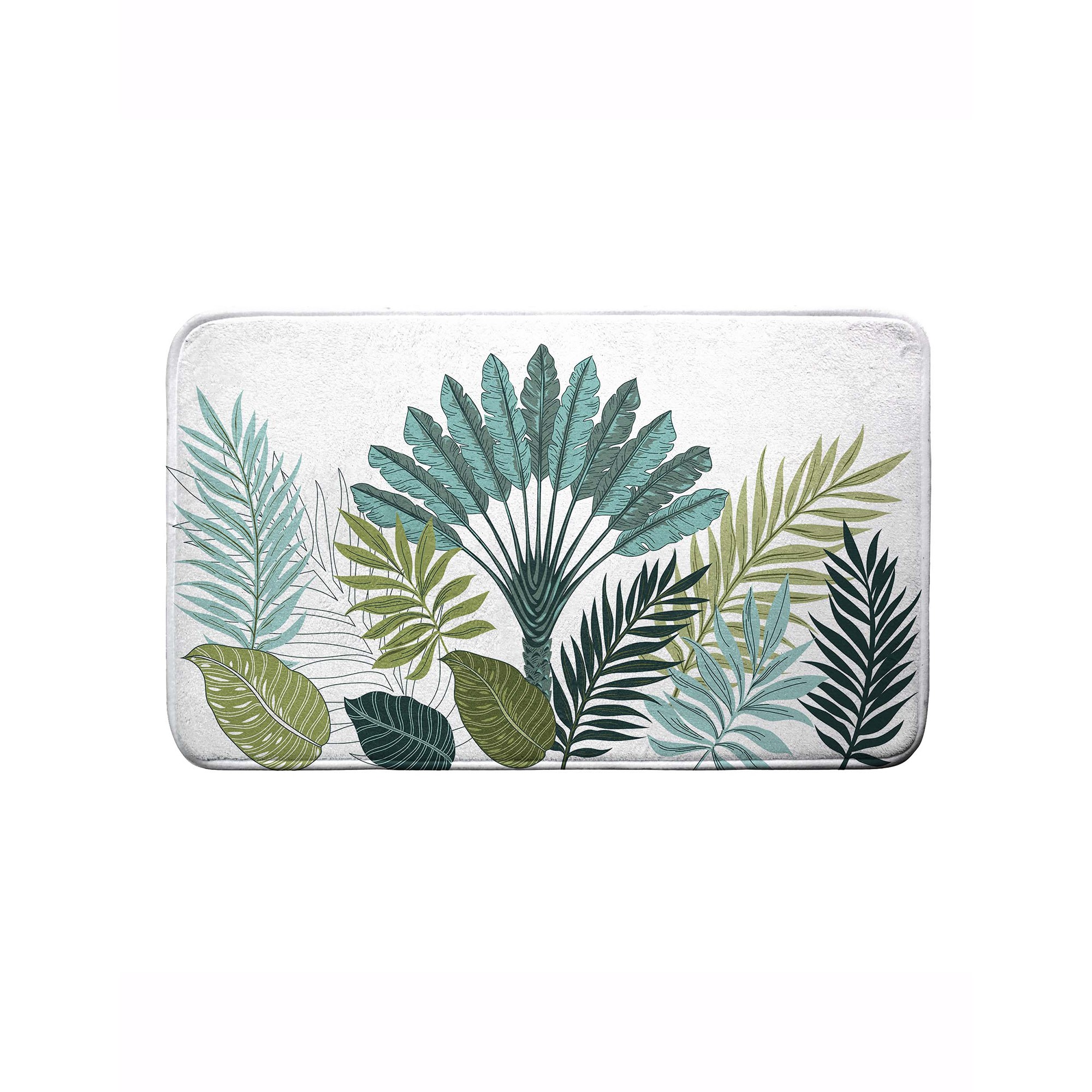 Tapis De Bain Motif Paon - Blancheporte