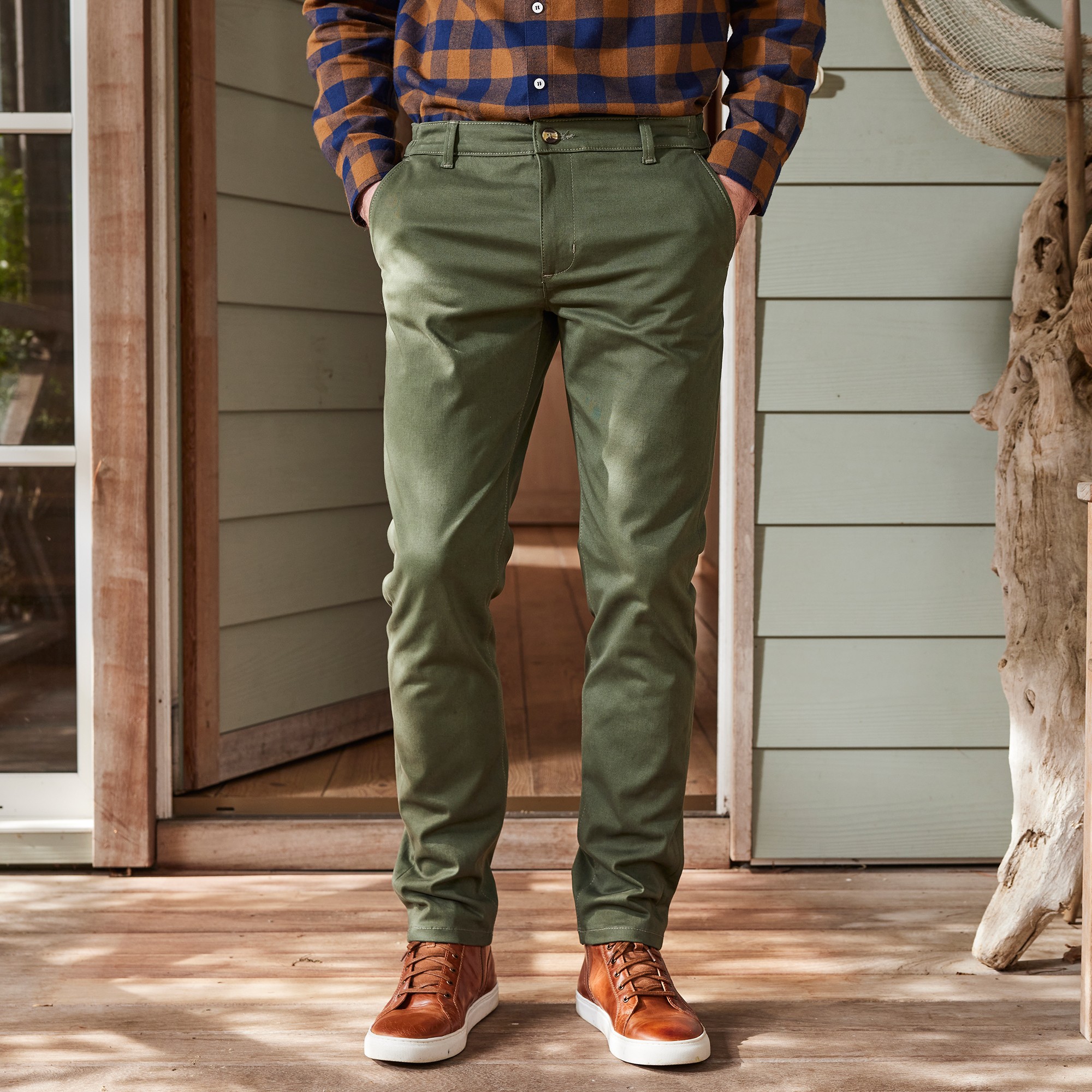 Pantalon Chino Ceinture Élastiquée Côtés - Blancheporte