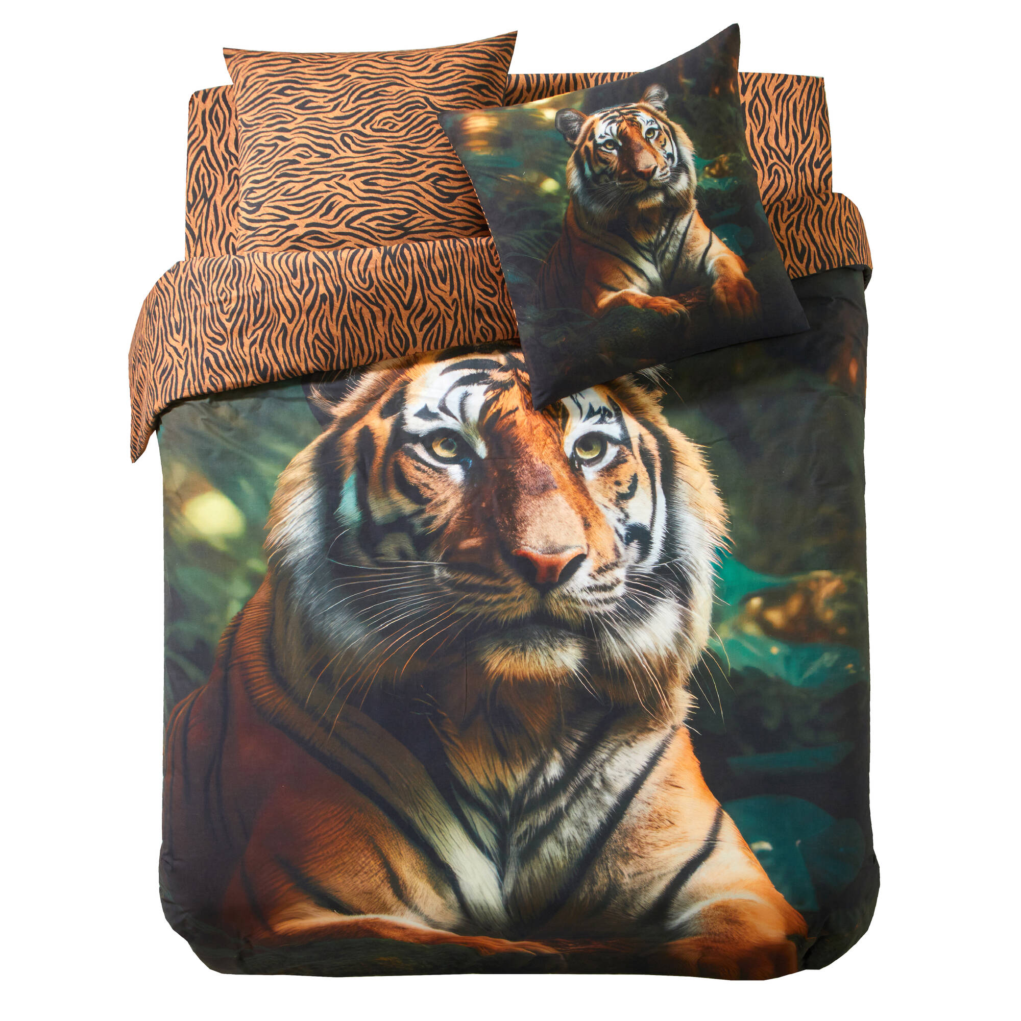 Linge de lit imprimé Matt en coton - Blancheporte