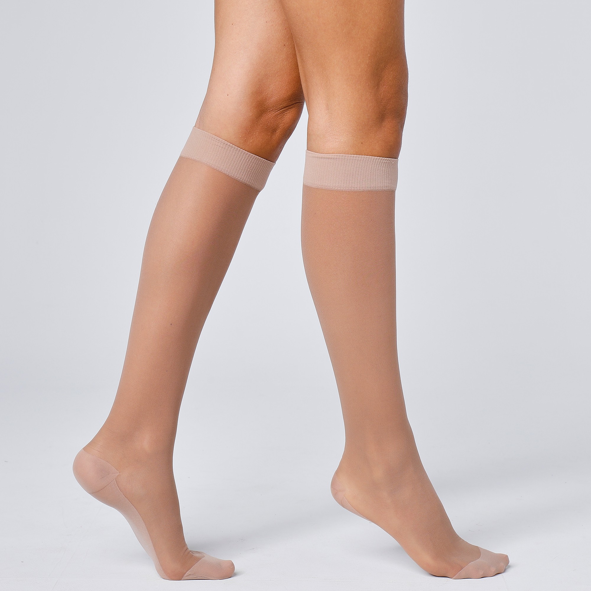 Mi-bas Anti Fatigue 70 Deniers - Lot De 2 Paires - Blancheporte