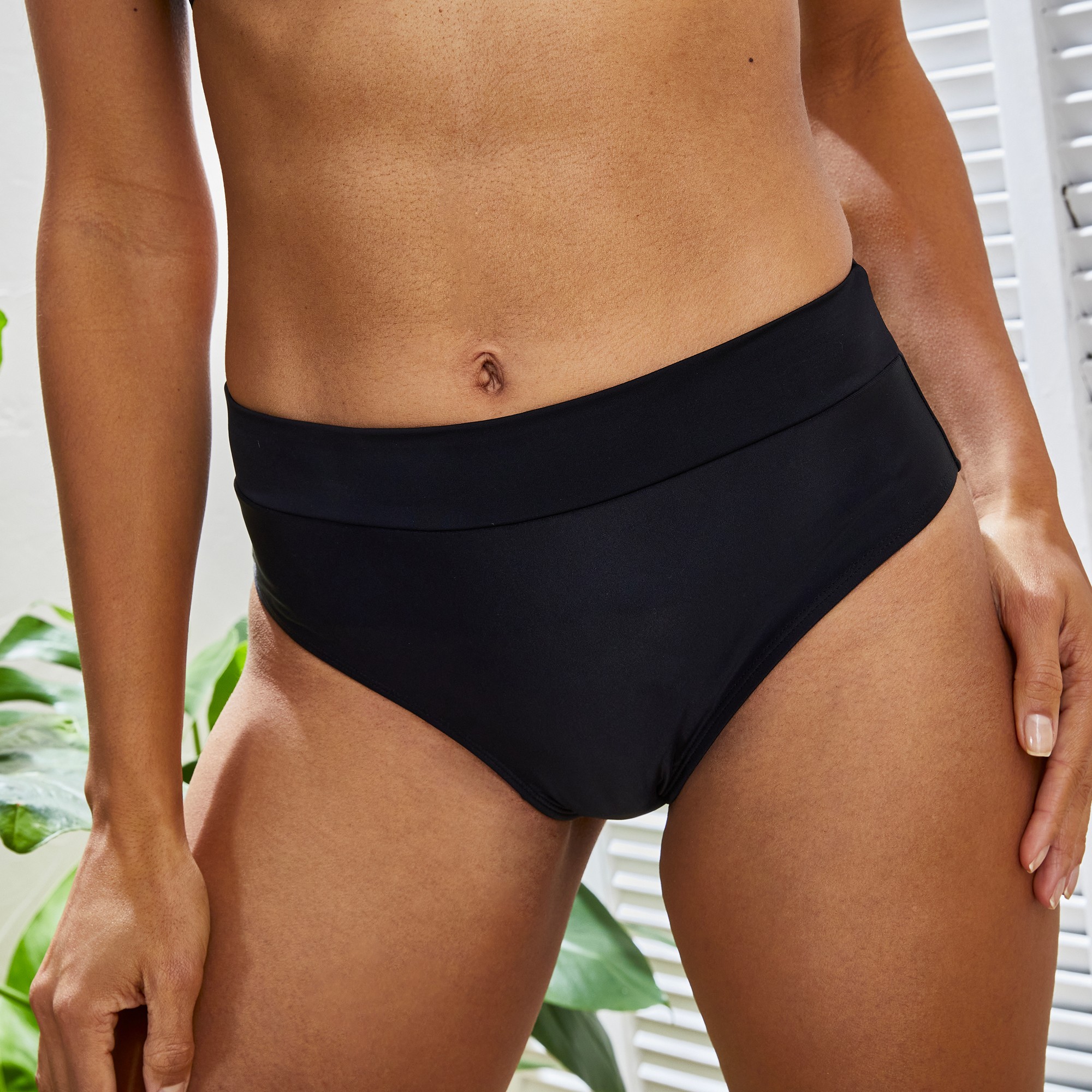 Culotte De Bain Maxi Taille Haute Solaro, Ventre Plat - Blancheporte