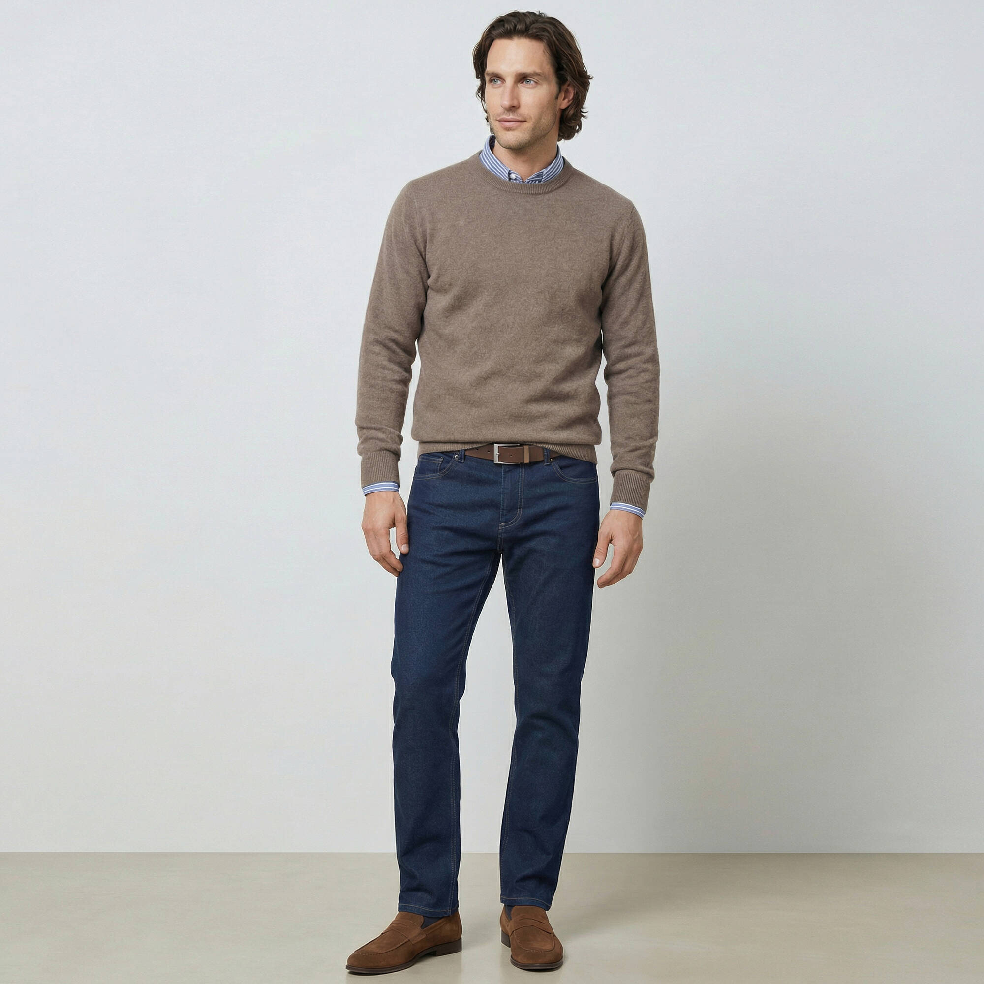 Pull col rond 80 laine - Blancheporte 40$