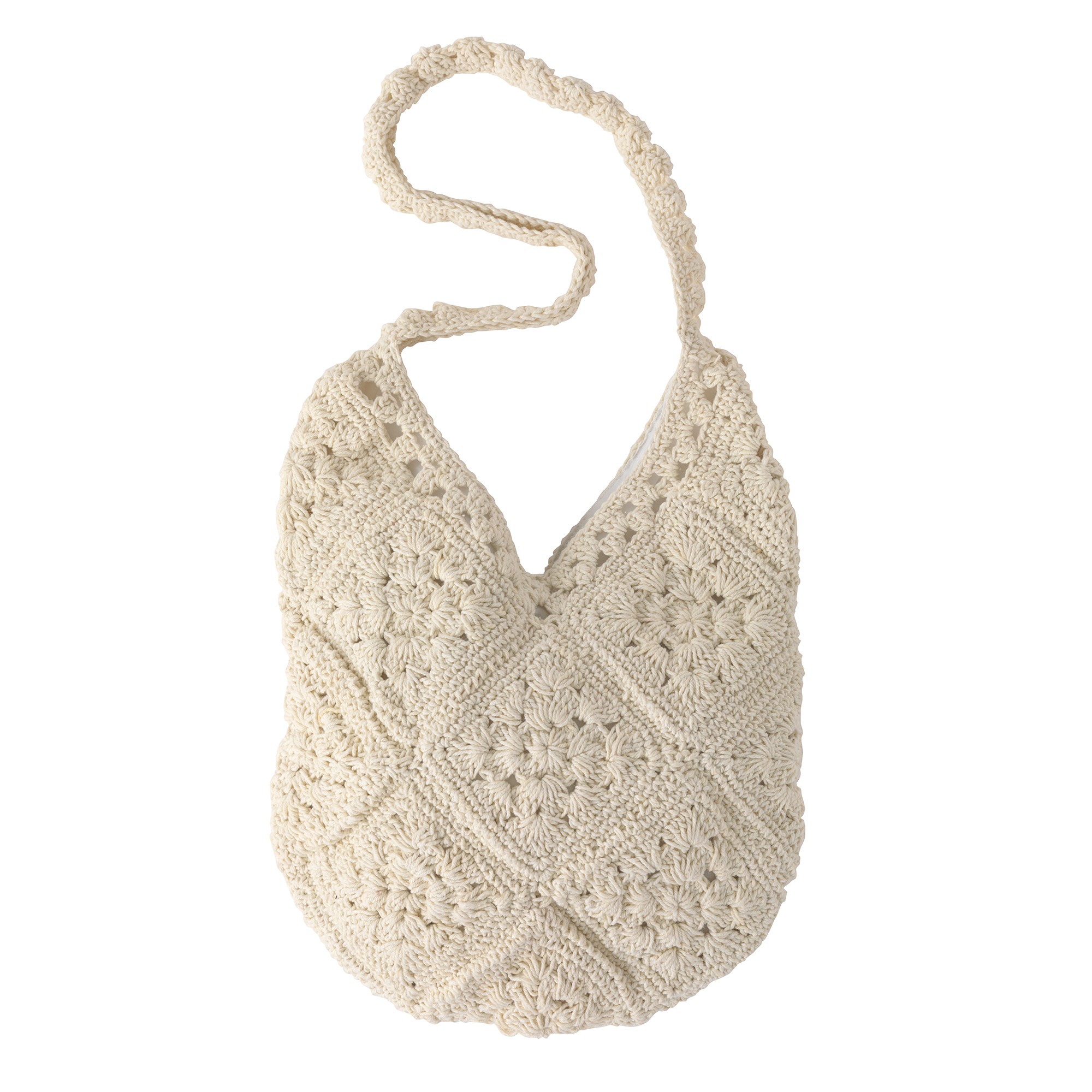 Sac À Bandoulière En Crochet Naturel - Blancheporte