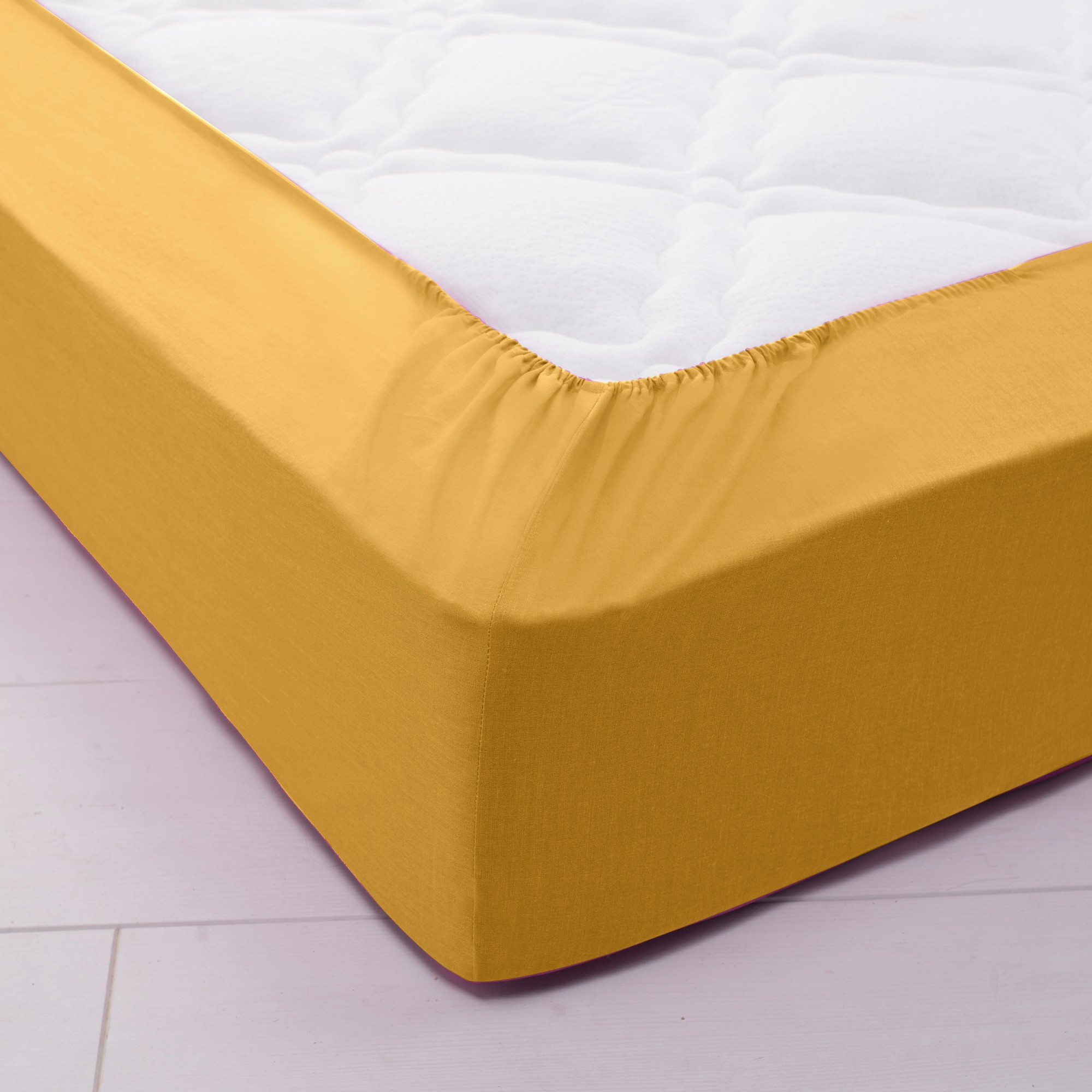 Drap-housse Uni Coton Bonnet 32 Cm - Blancheporte