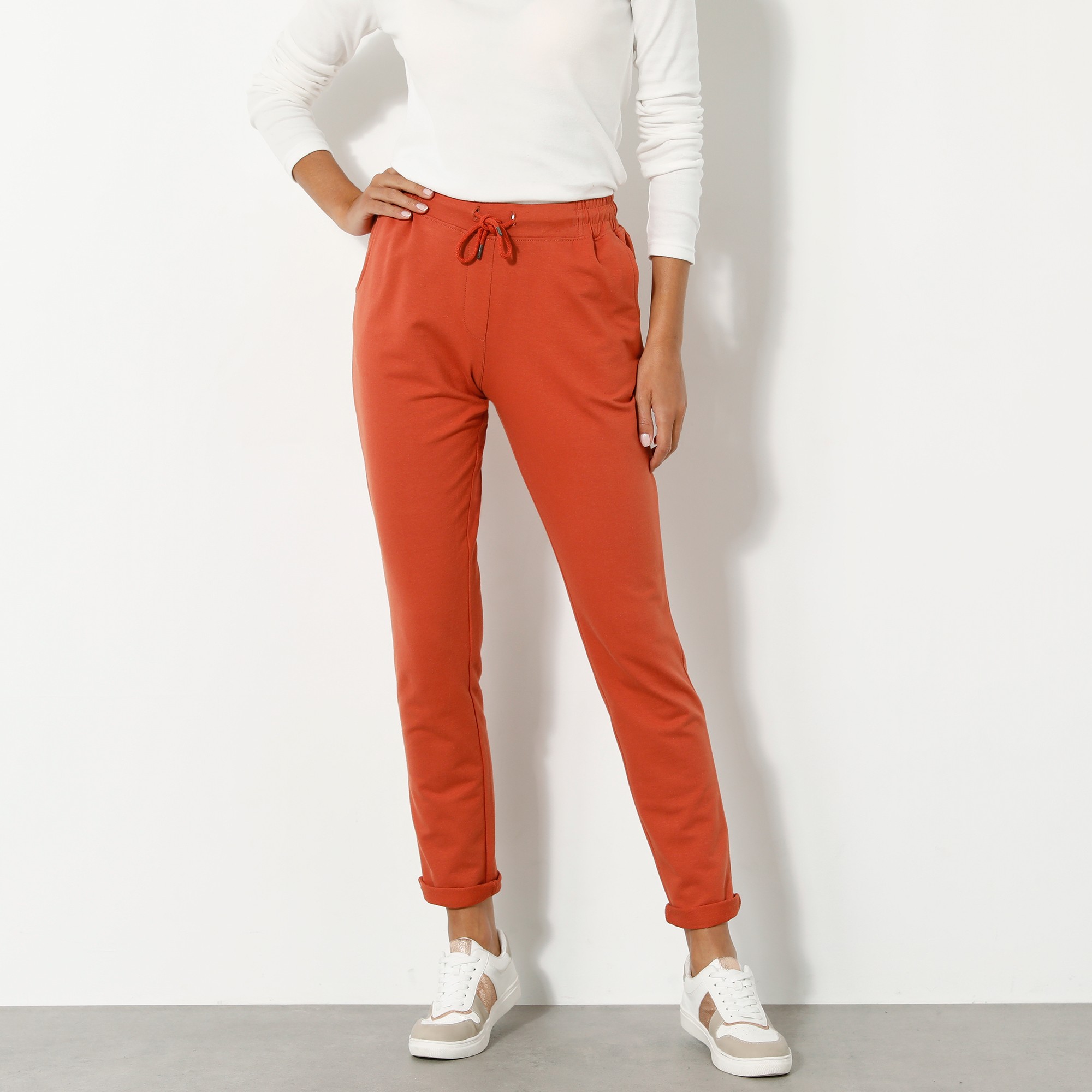 Pantalon Jogpant Ceinture Élastiquée Molleton - Blancheporte
