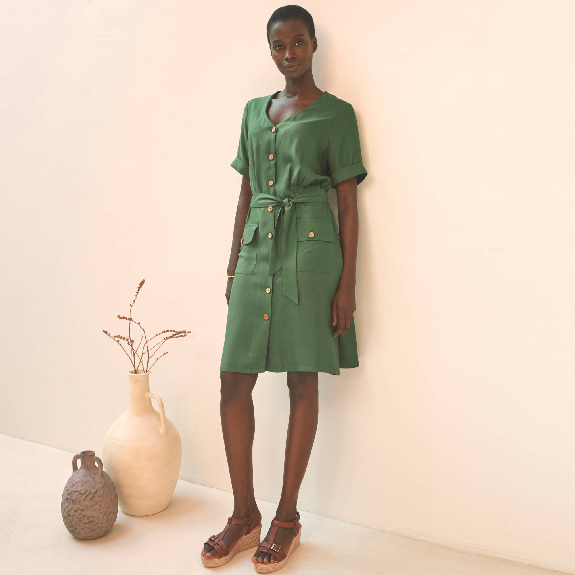 Robe-chemise Saharienne Blancheporte Taille 52 - Neuf Sans étiquettes