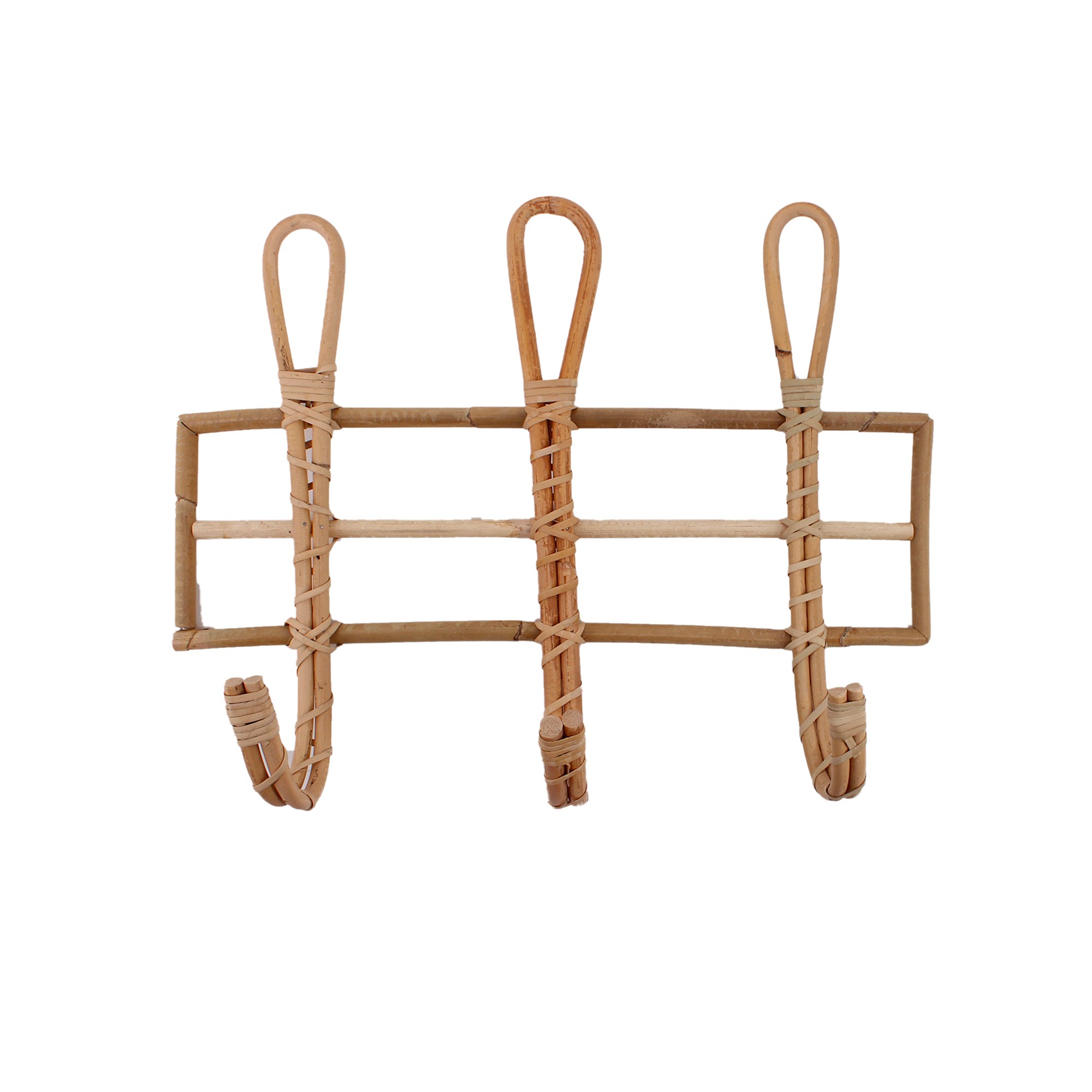 Patère 3 Crochets En Rotin - Blancheporte