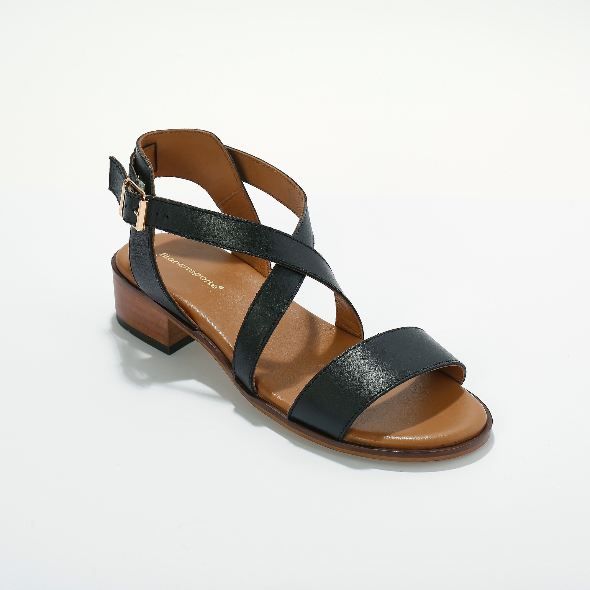 Sandales deals blanche porte