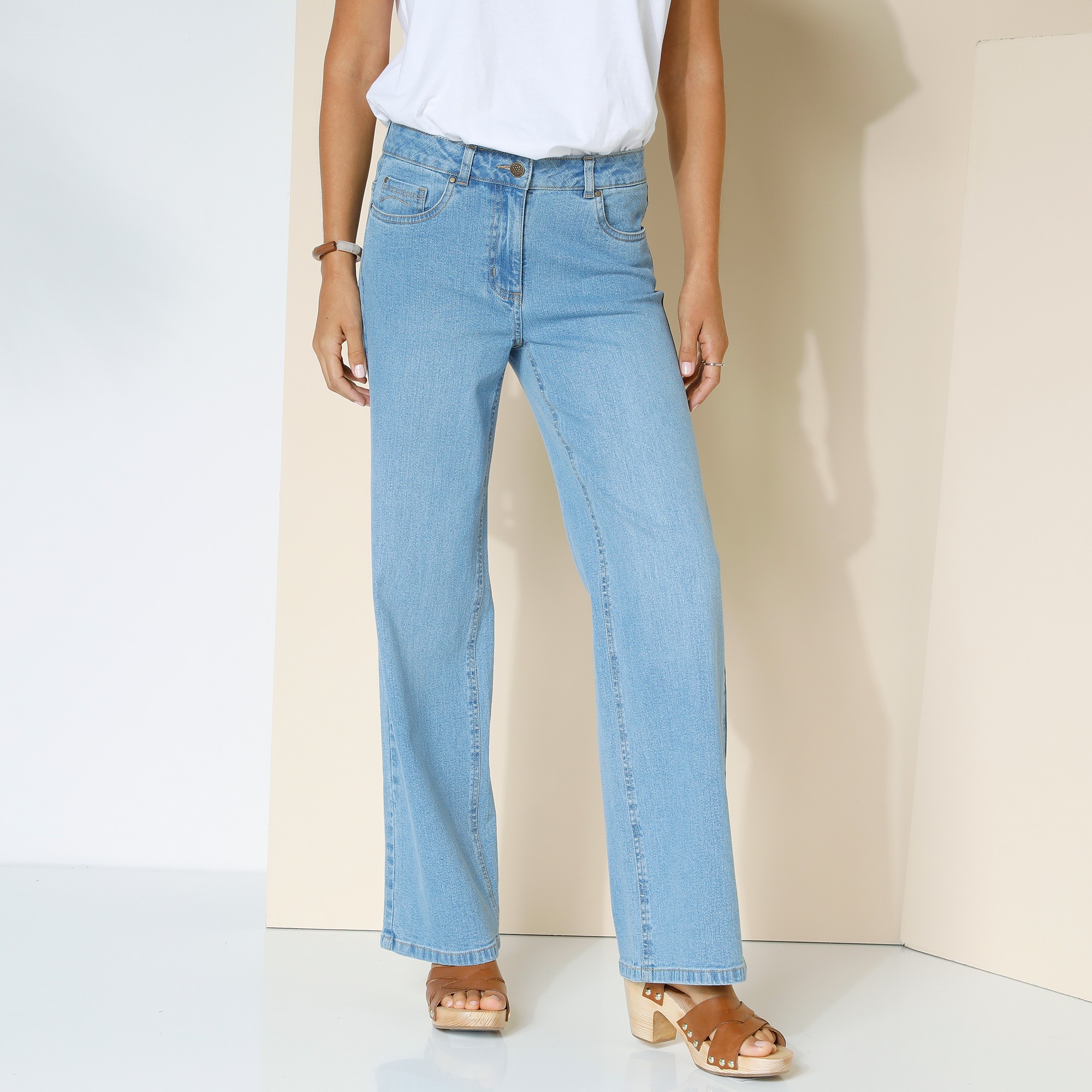 Jean Coupe Large Stretch, Petite Stature - Blancheporte