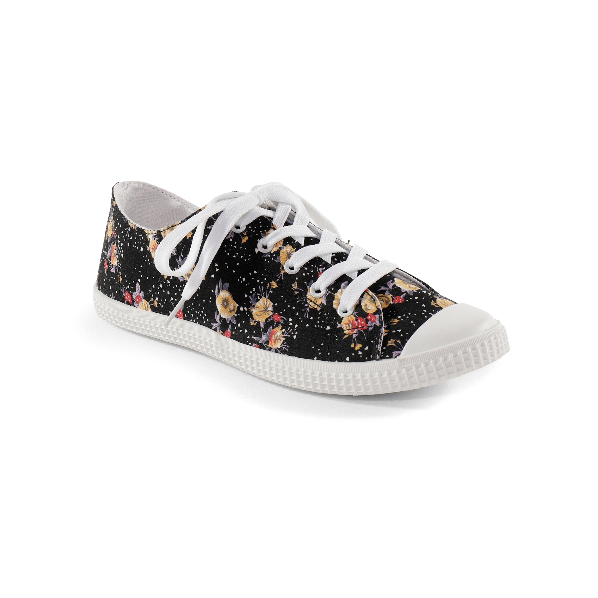 Tennis En Toile - Imprimé Fleurs - Blancheporte