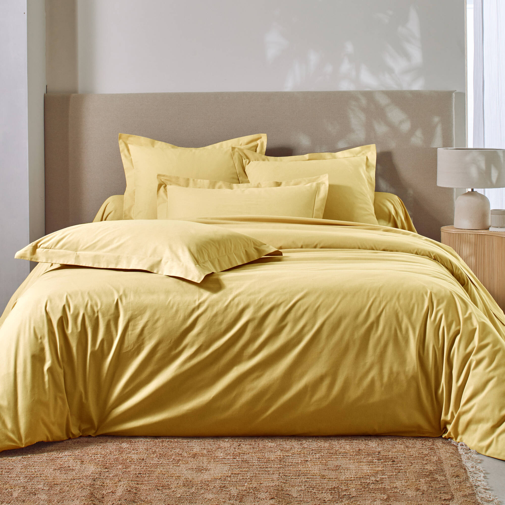 Linge de lit uni - coton bio** - Blancheporte