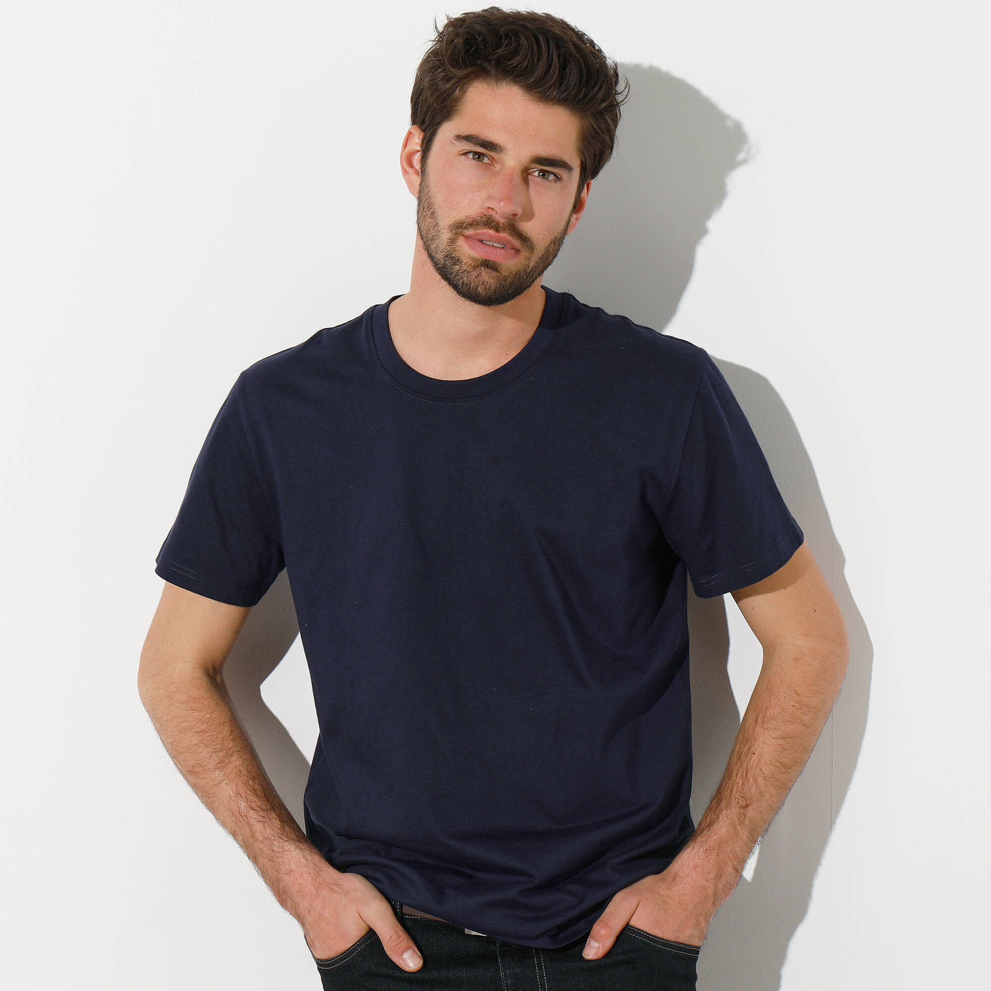 T-shirt col rond manches courtes - Blancheporte