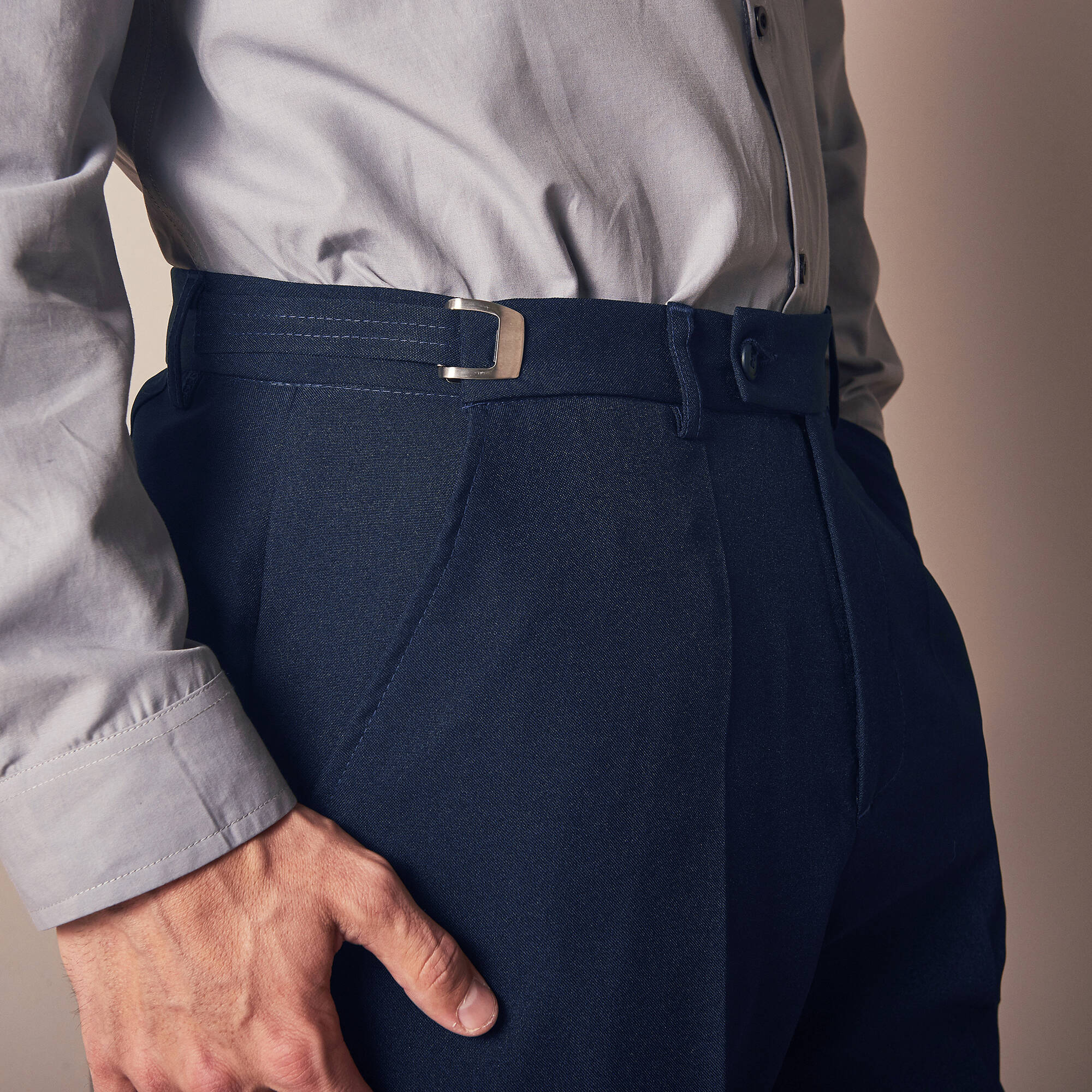 Pantalon taille rglable sans pince - polyester - Blancheporte 46$