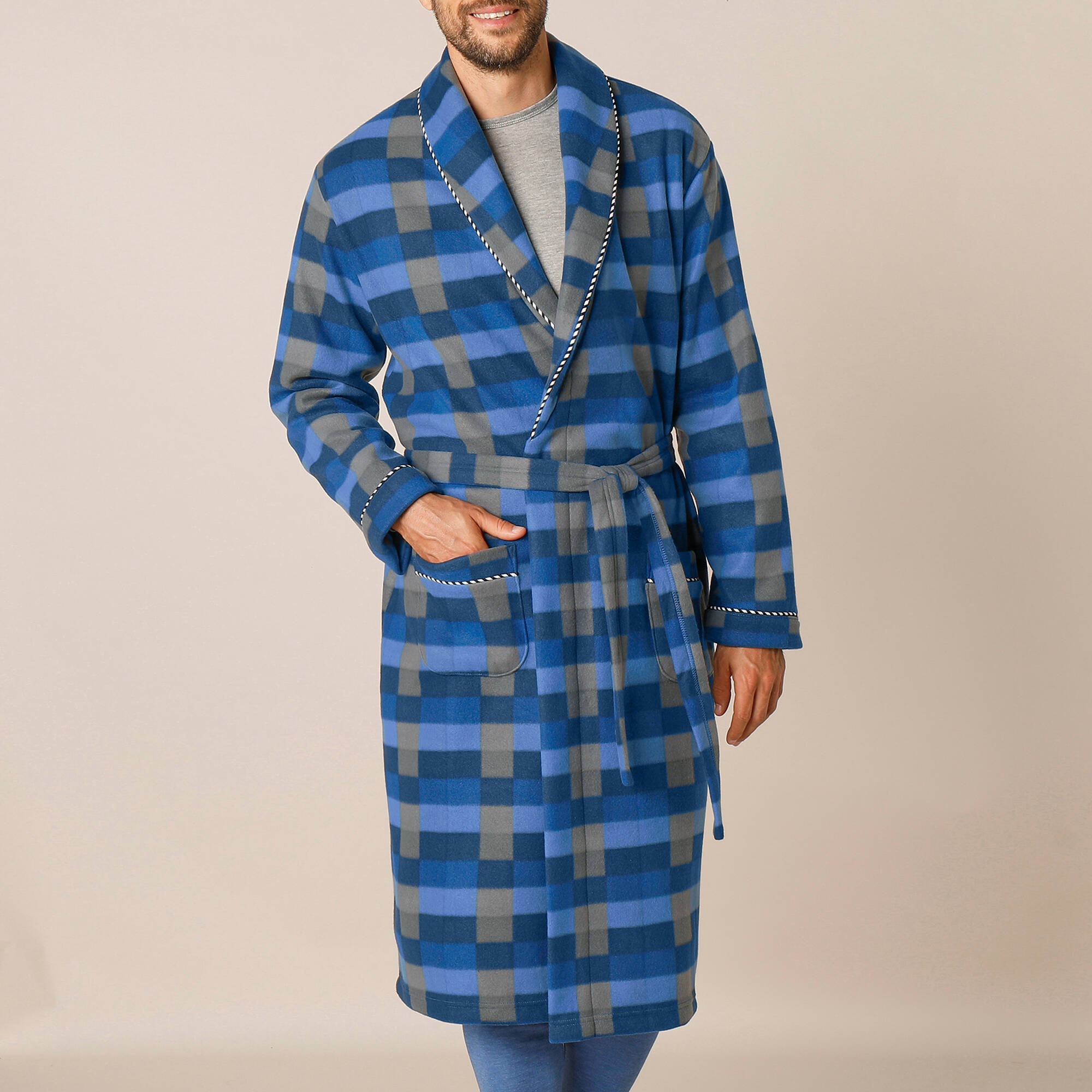 Robe de chambre maille polaire - Blancheporte
