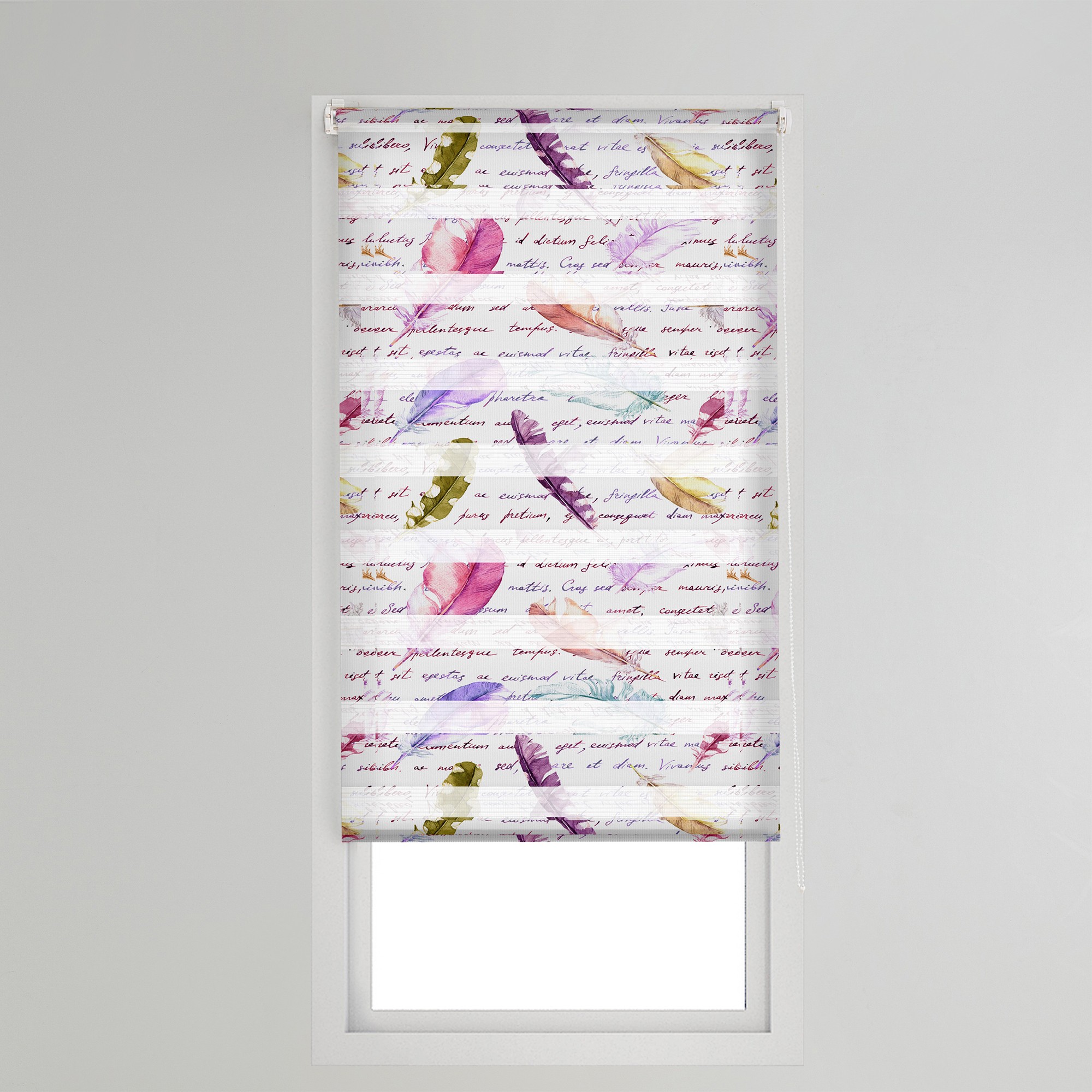 Store Jour/nuit Motif Plumes - Blancheporte