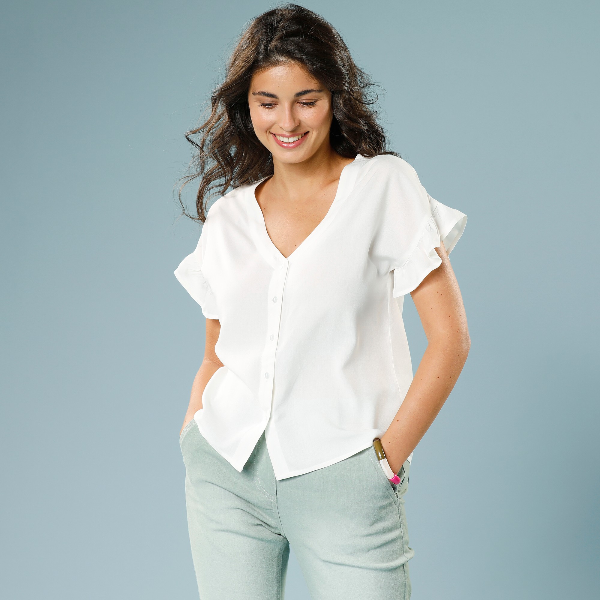 Chemisier Uni Spéciale Petites - Blancheporte