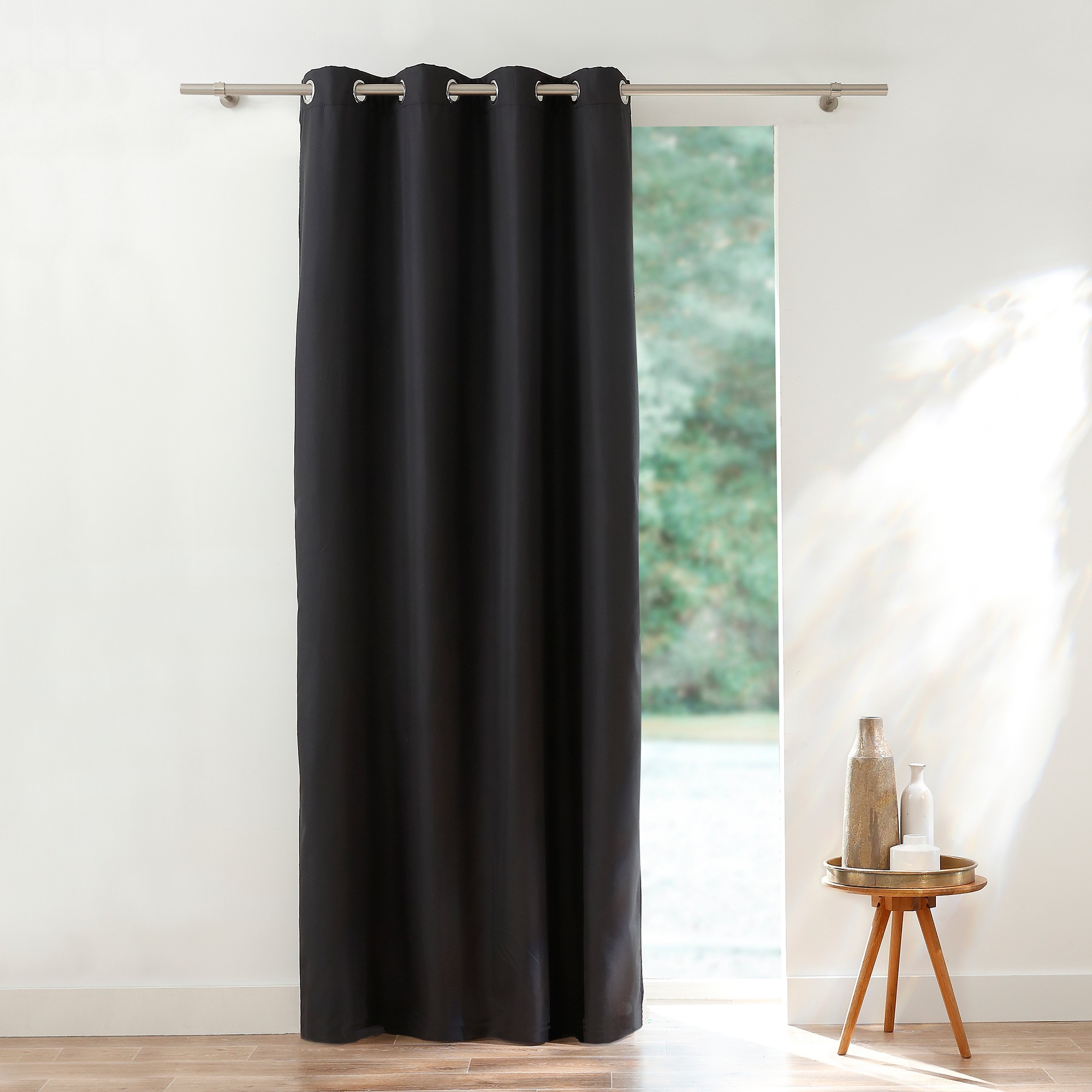 Rideau Isolant Uni Envers Polaire Finition Oeillets - Blancheporte