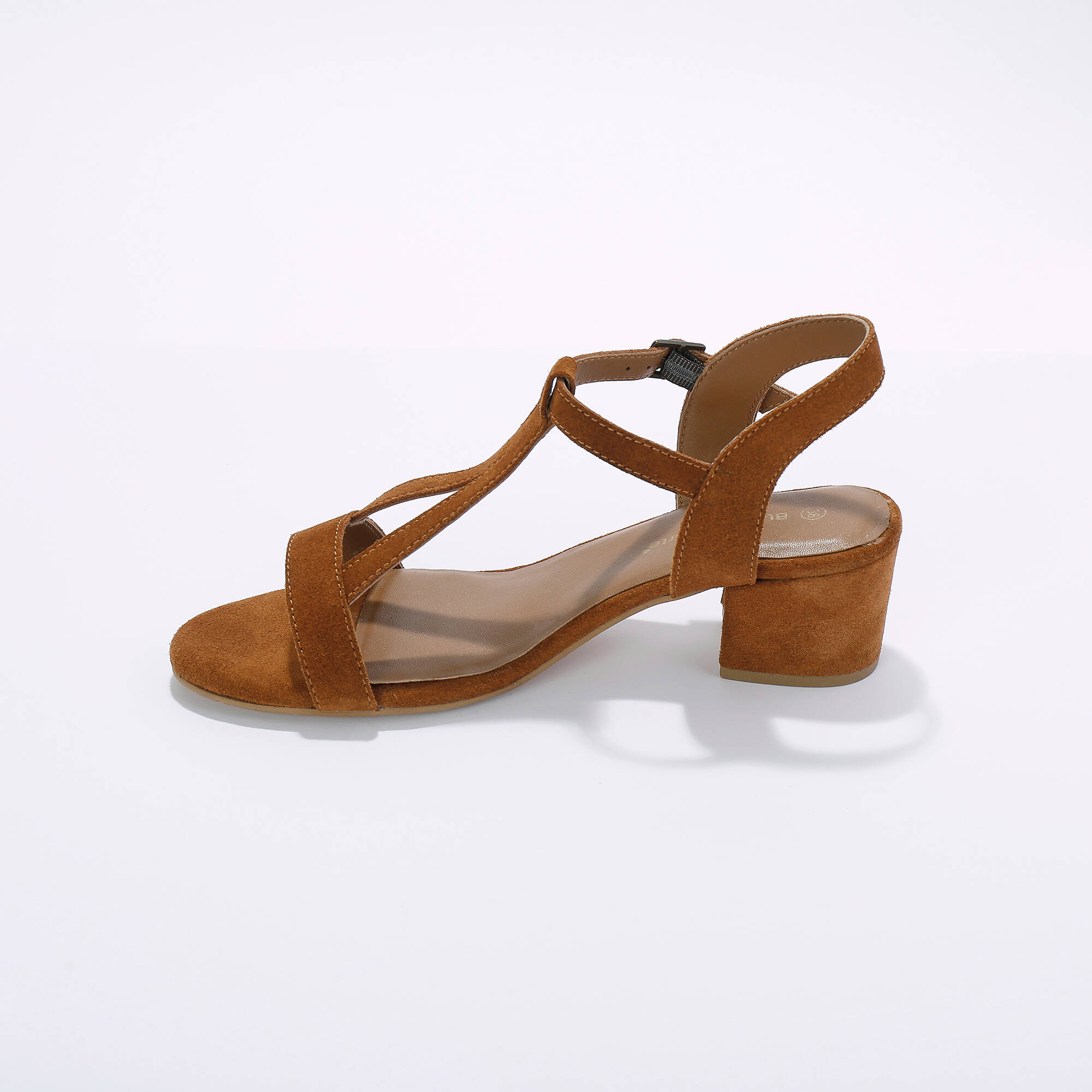Sandales brides talons en cuir certifi LWG - Blancheporte 56 €