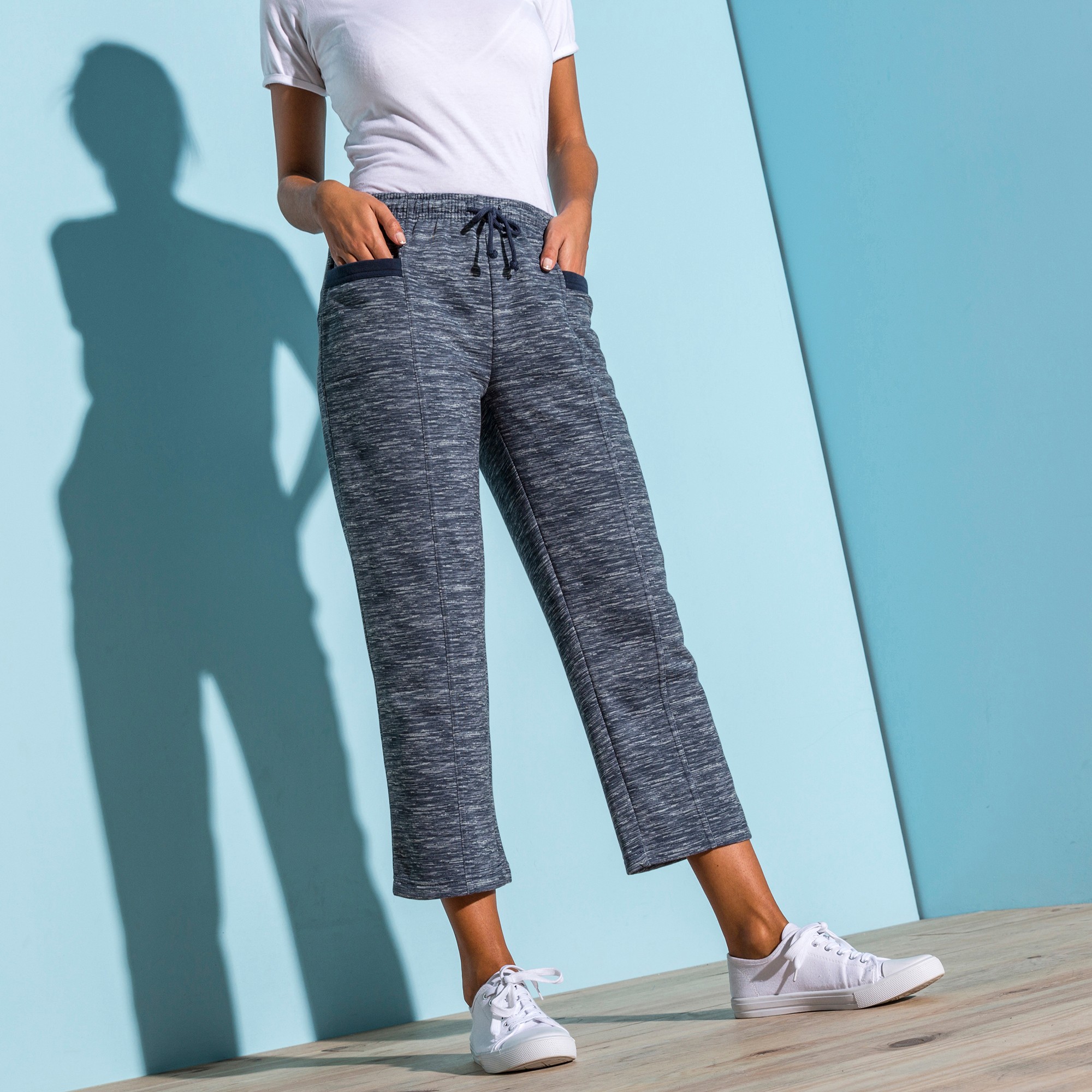 Pantacourt Imprimé Molleton Gratté - Blancheporte