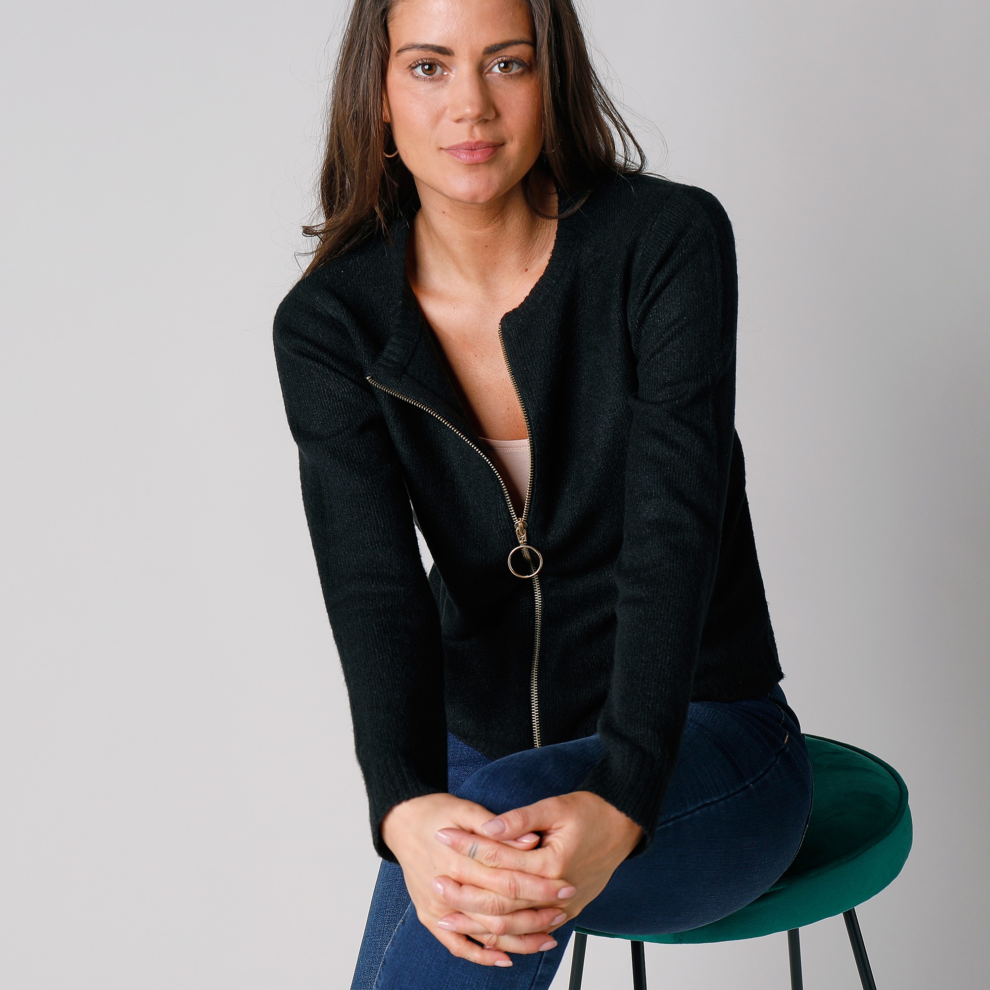 Gilet zippé femme blancheporte deals
