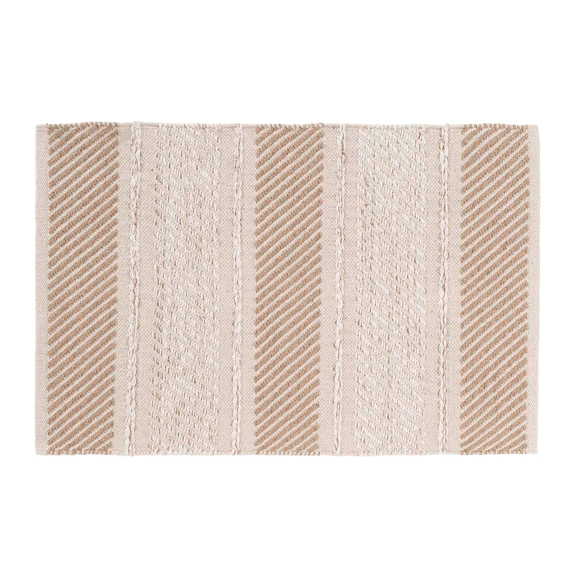 Tapis Décoratif Rayé Reliefé - Blancheporte