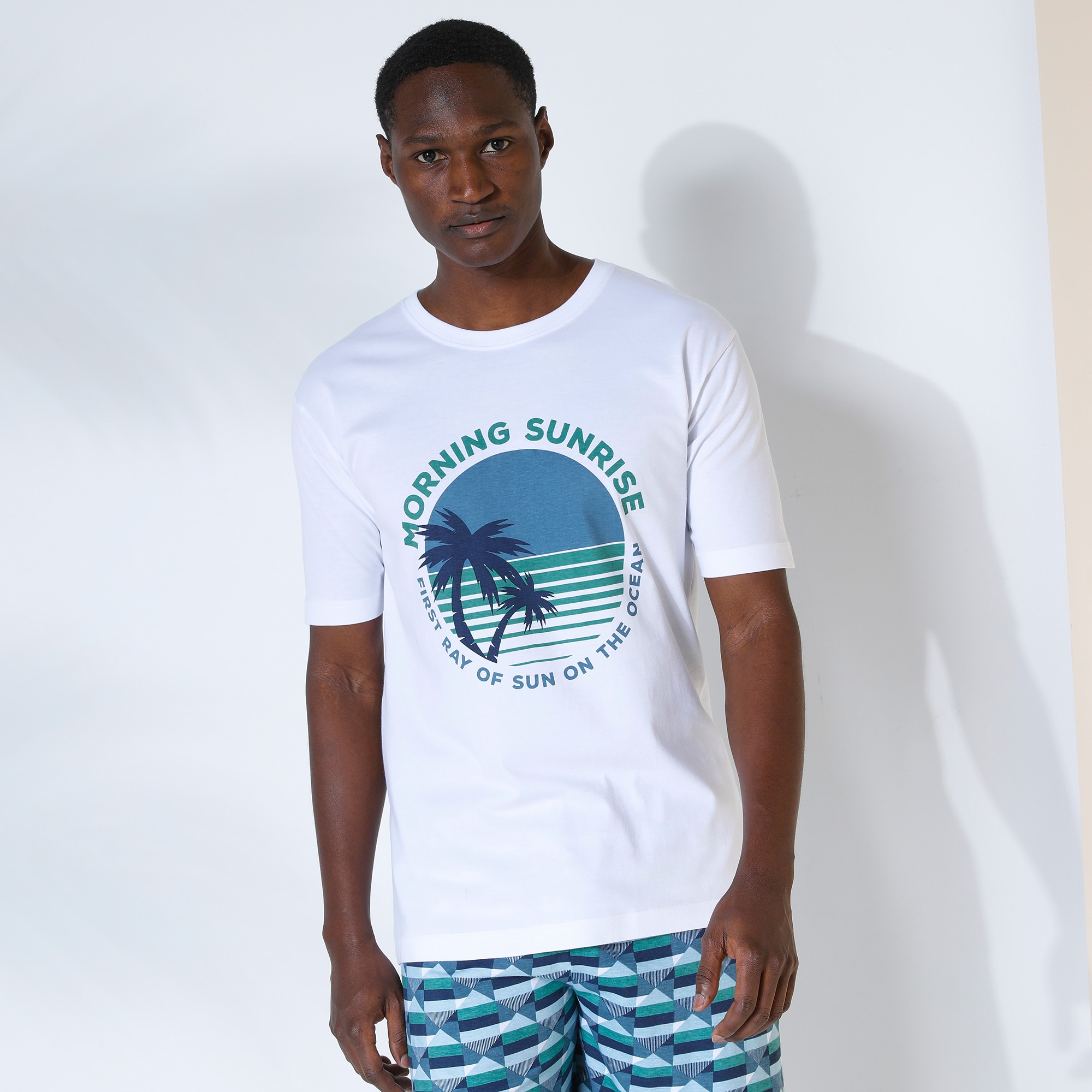 T-shirt Pyjama Manches Courtes - Blancheporte